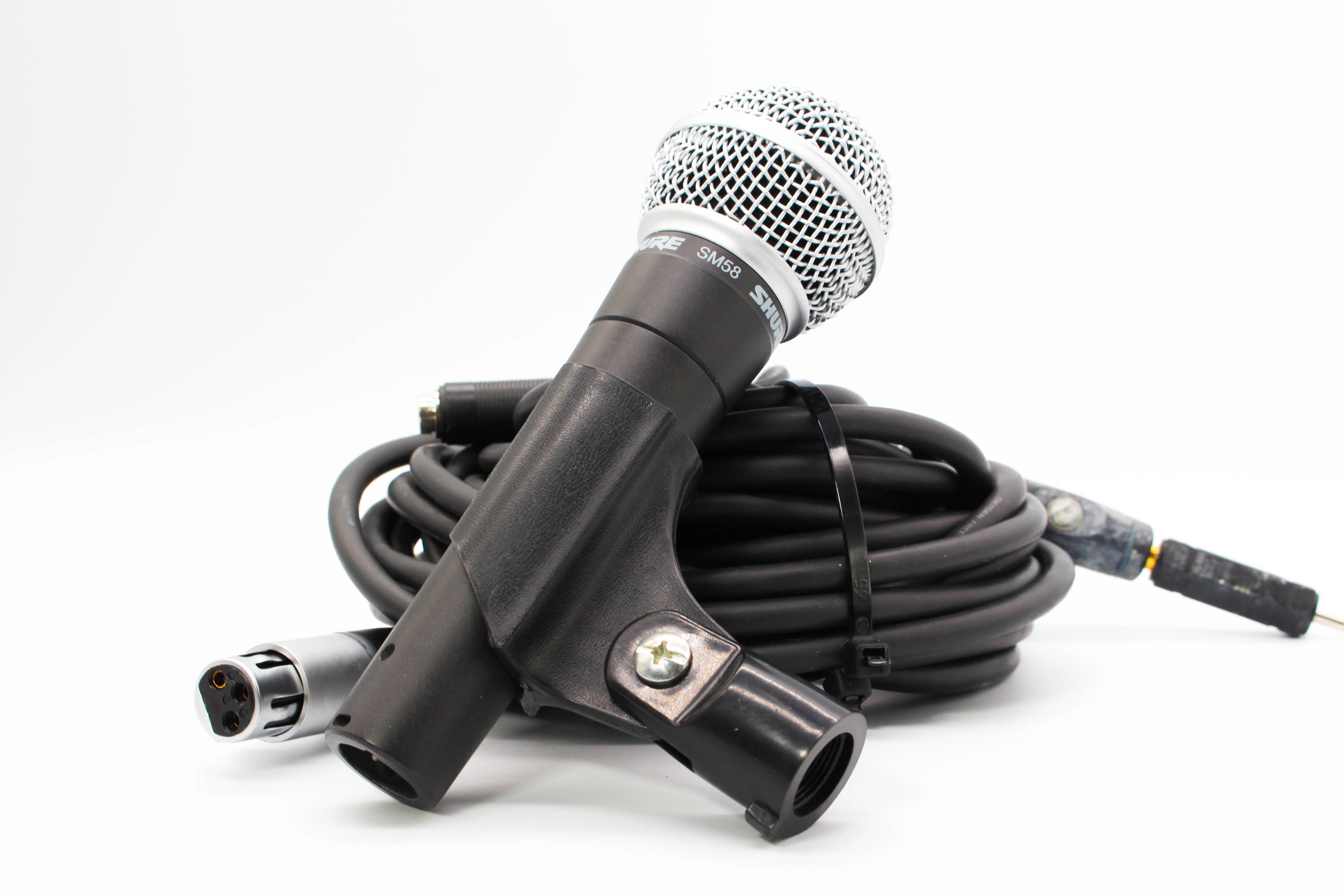 Shure SM58 Microphone Mic Dynamic Vocal Vintage - Tested Working Bundle Excellent - Image 3