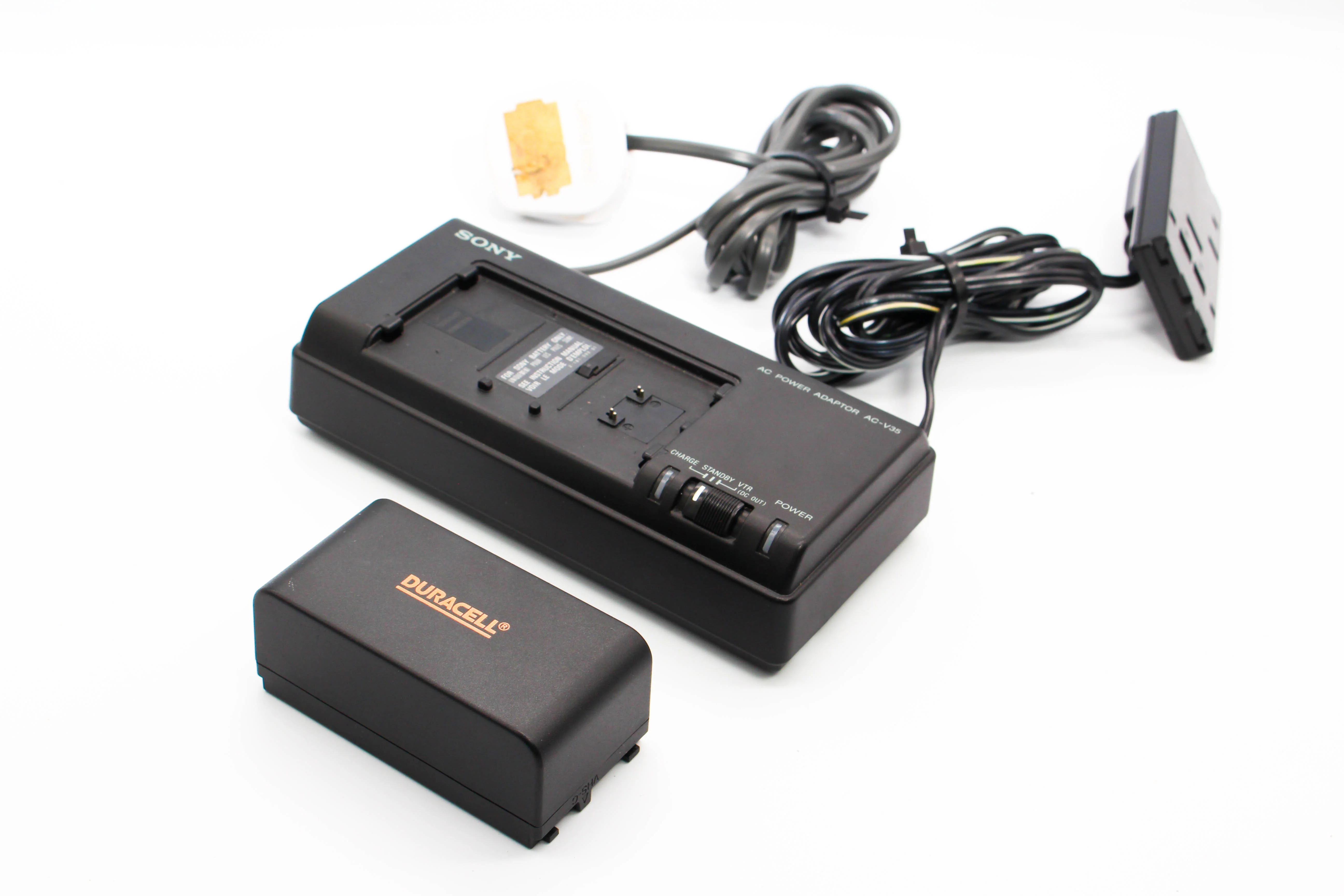 Sony AC-V35 AC Adaptor Charger And DR11 Battery For Camcorder Handycam - Tested Good - Image 7