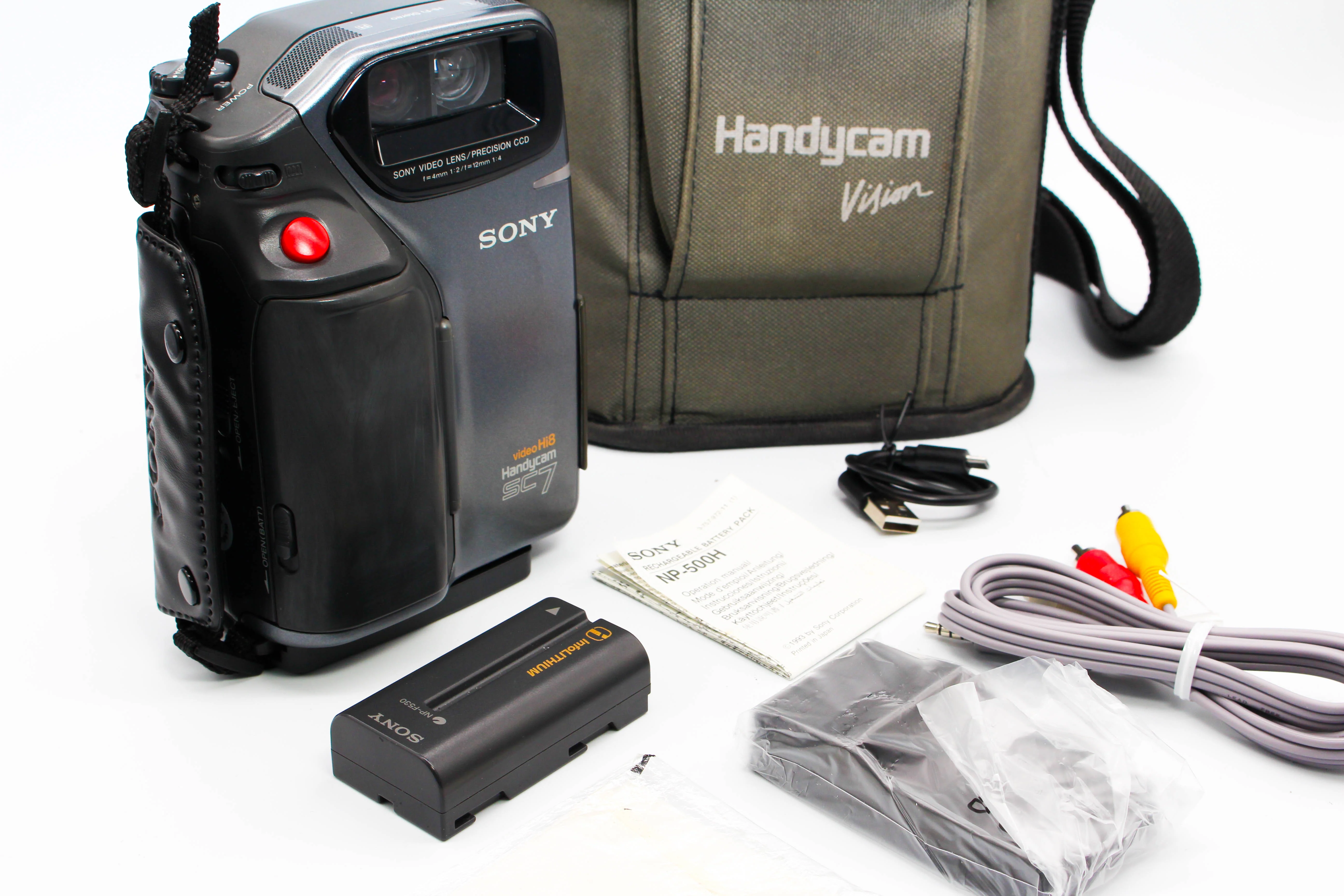 Sony CCD-SC7E Video8 8mm Analog Video Camera Camcorder Rare - Tested Bundle Excellent - Image 2