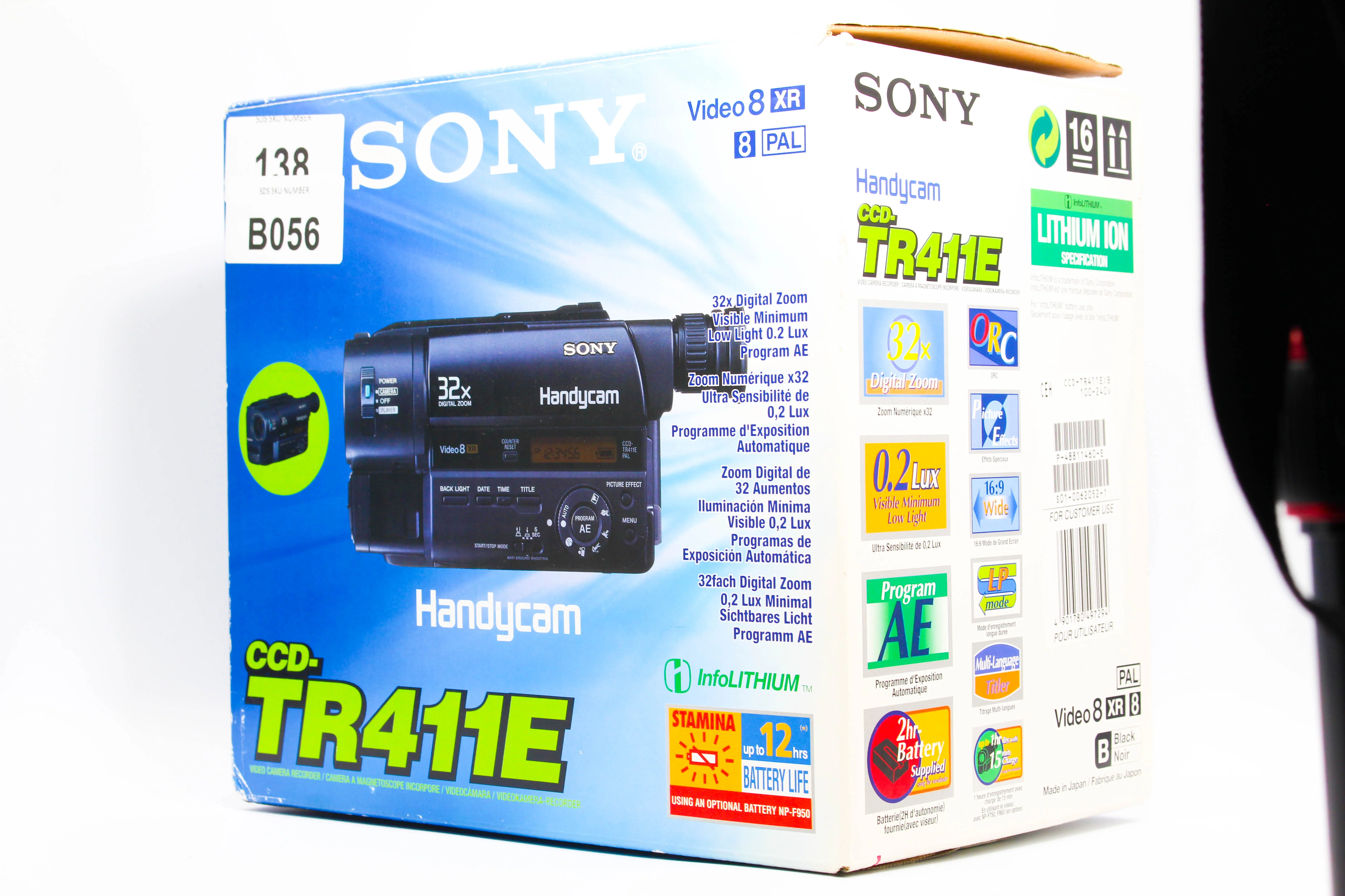 Sony CCD-TR411E Video8 8mm Handycam Camcorder Camera - Tested Bundle Excellent - Image 3