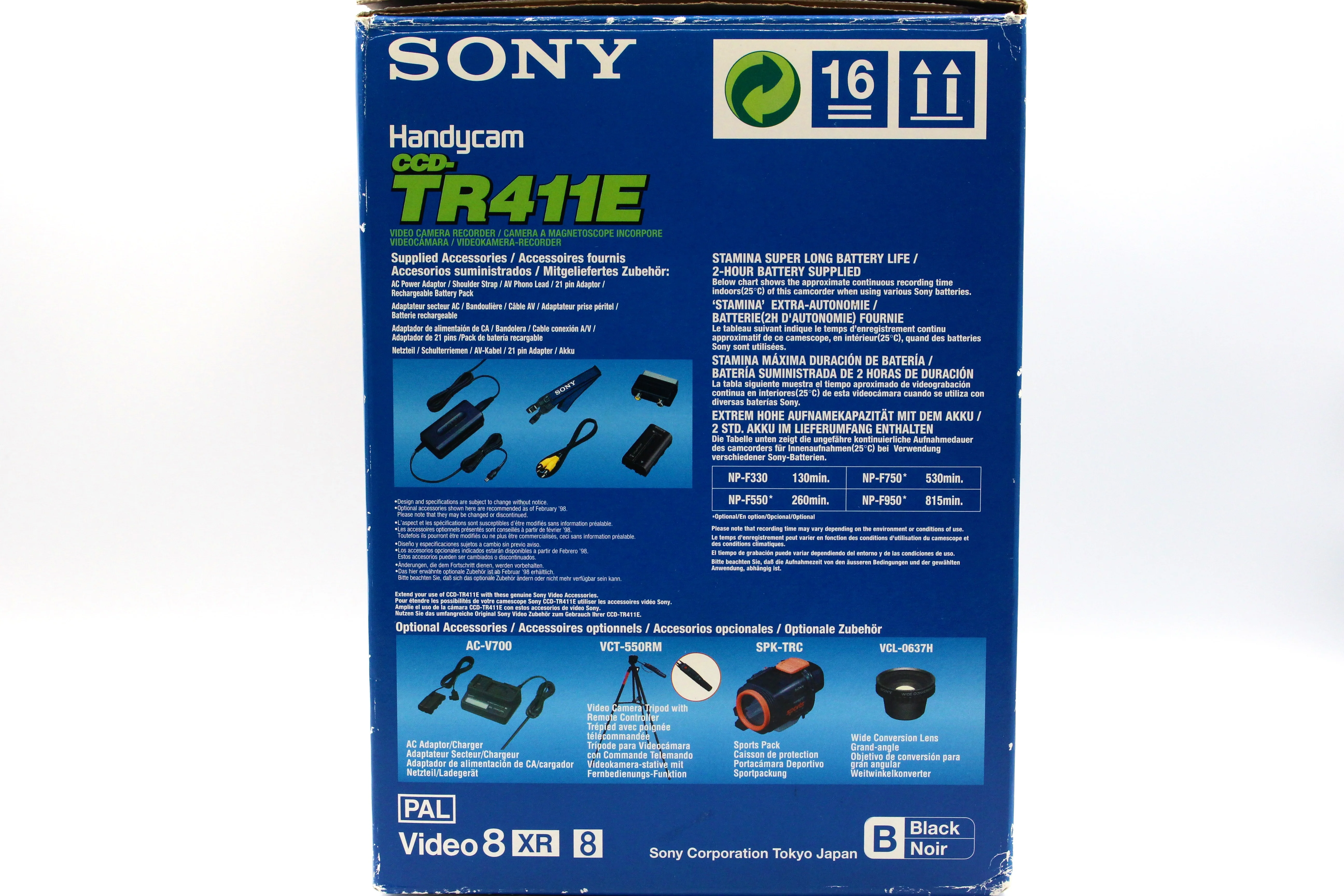 Sony CCD-TR411E Hi8 Video8 Analog Tape Video Camcorder Camera Handycam - Tested Bundle Excellent - Image 17