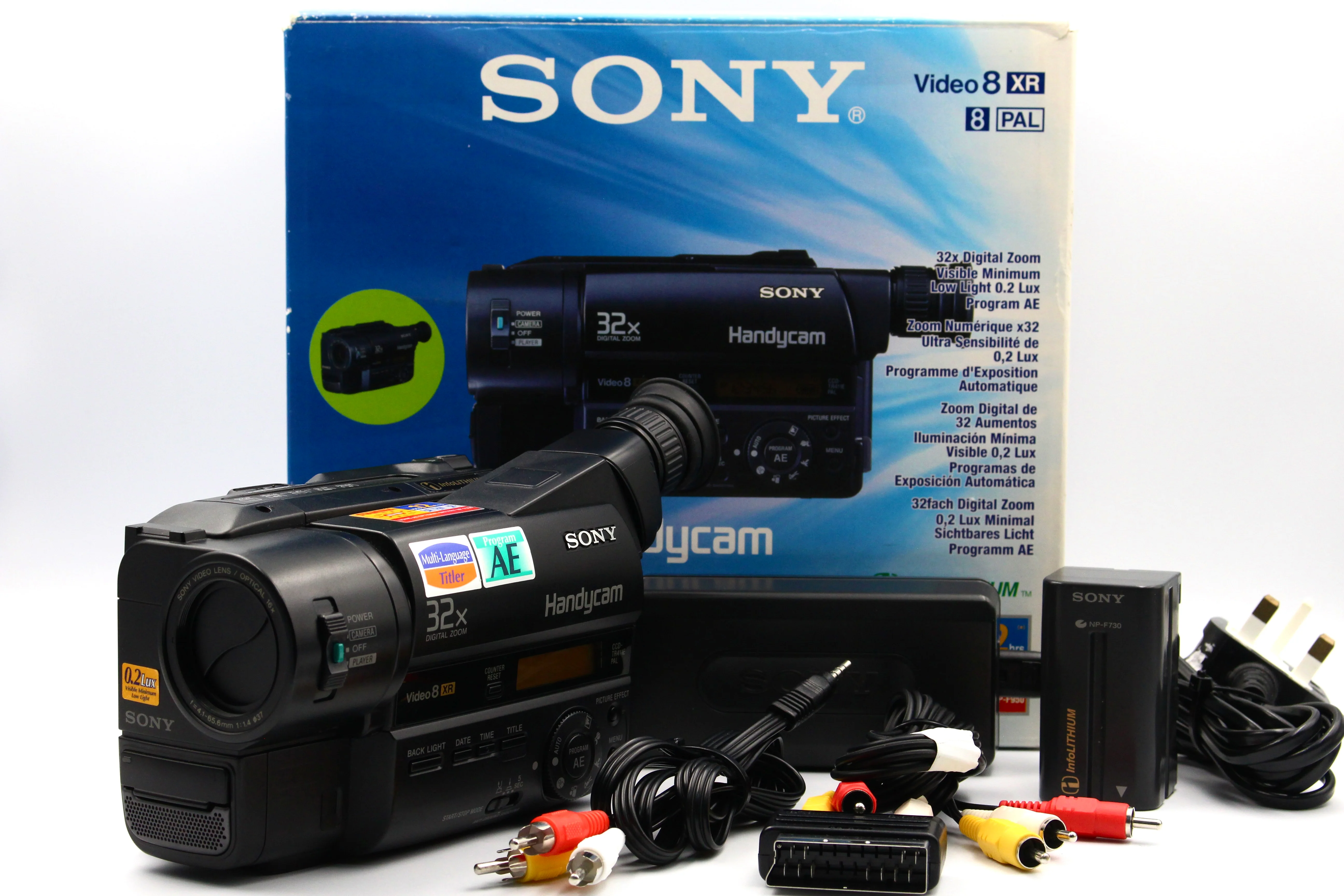 Sony CCD-TR411E Hi8 Video8 Analog Tape Video Camcorder Camera Handycam - Tested Bundle Excellent - Image 18