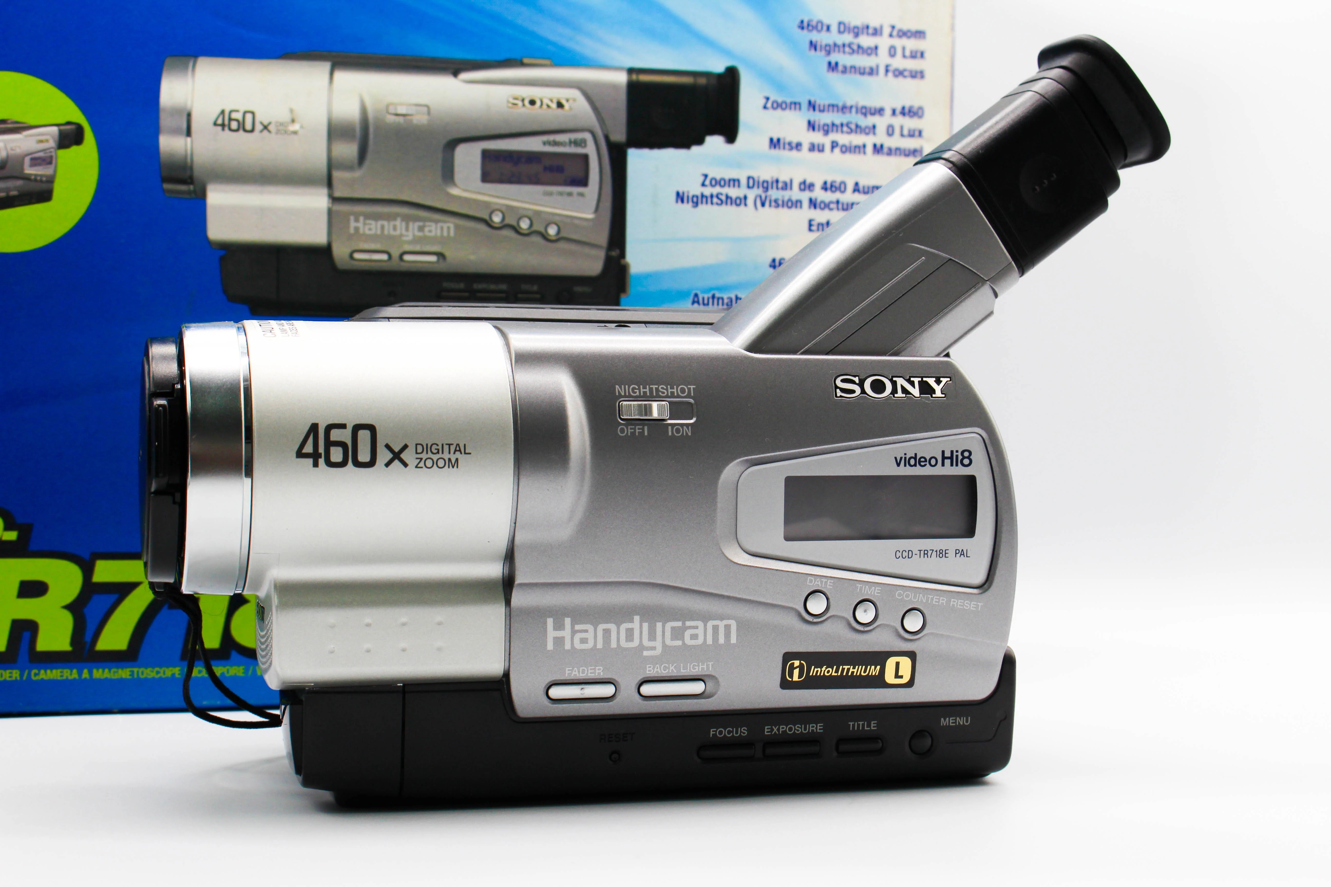 Sony CCD-TR718E Hi8 Analog Camcorder Handycam Video Camera - Tested Bundle Excellent - Image 10