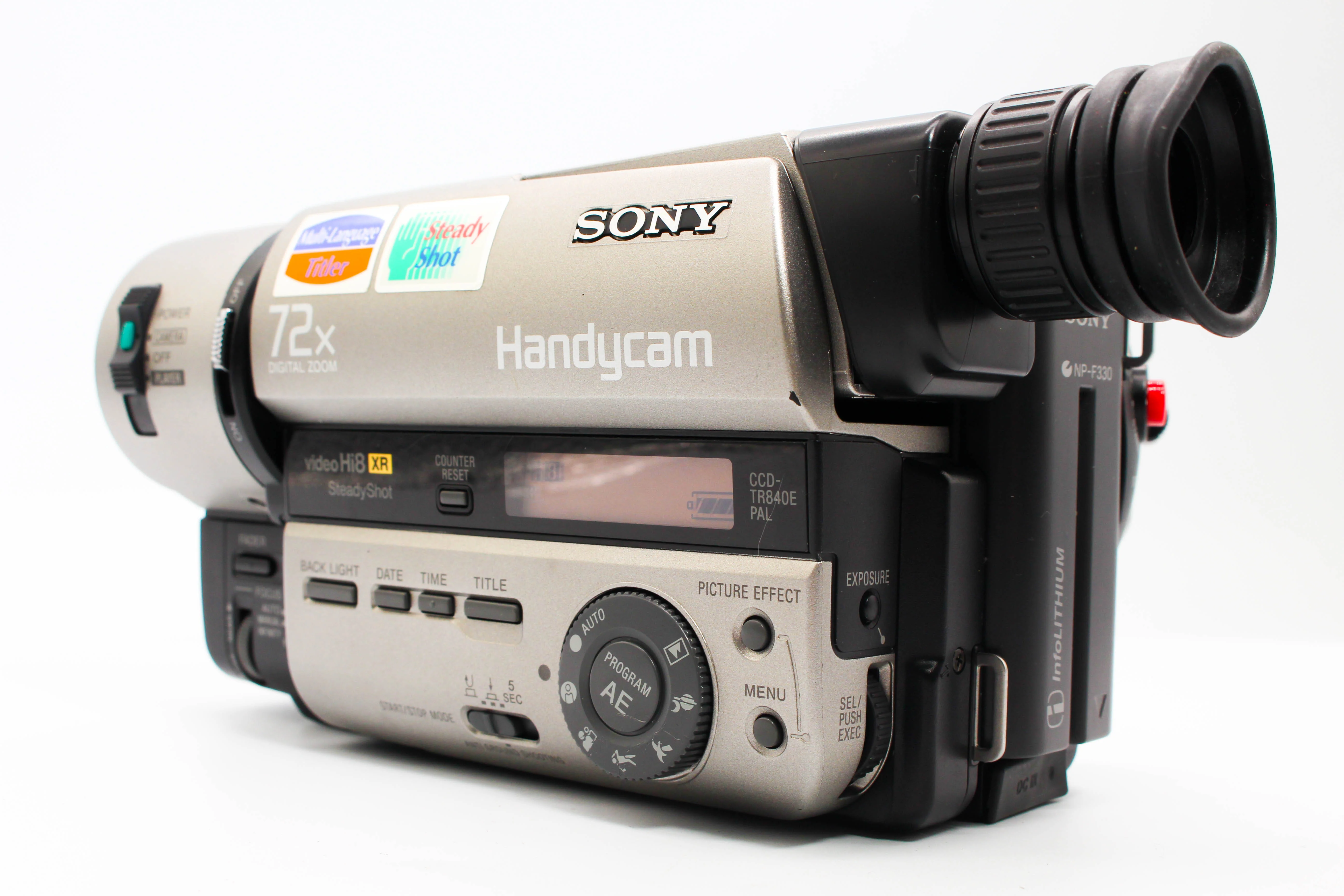 Sony CCD-TR840E Hi8 Video8 8mm Handycam Camera Analog Video Camcorder - Tested Bundle Excellent - Image 3