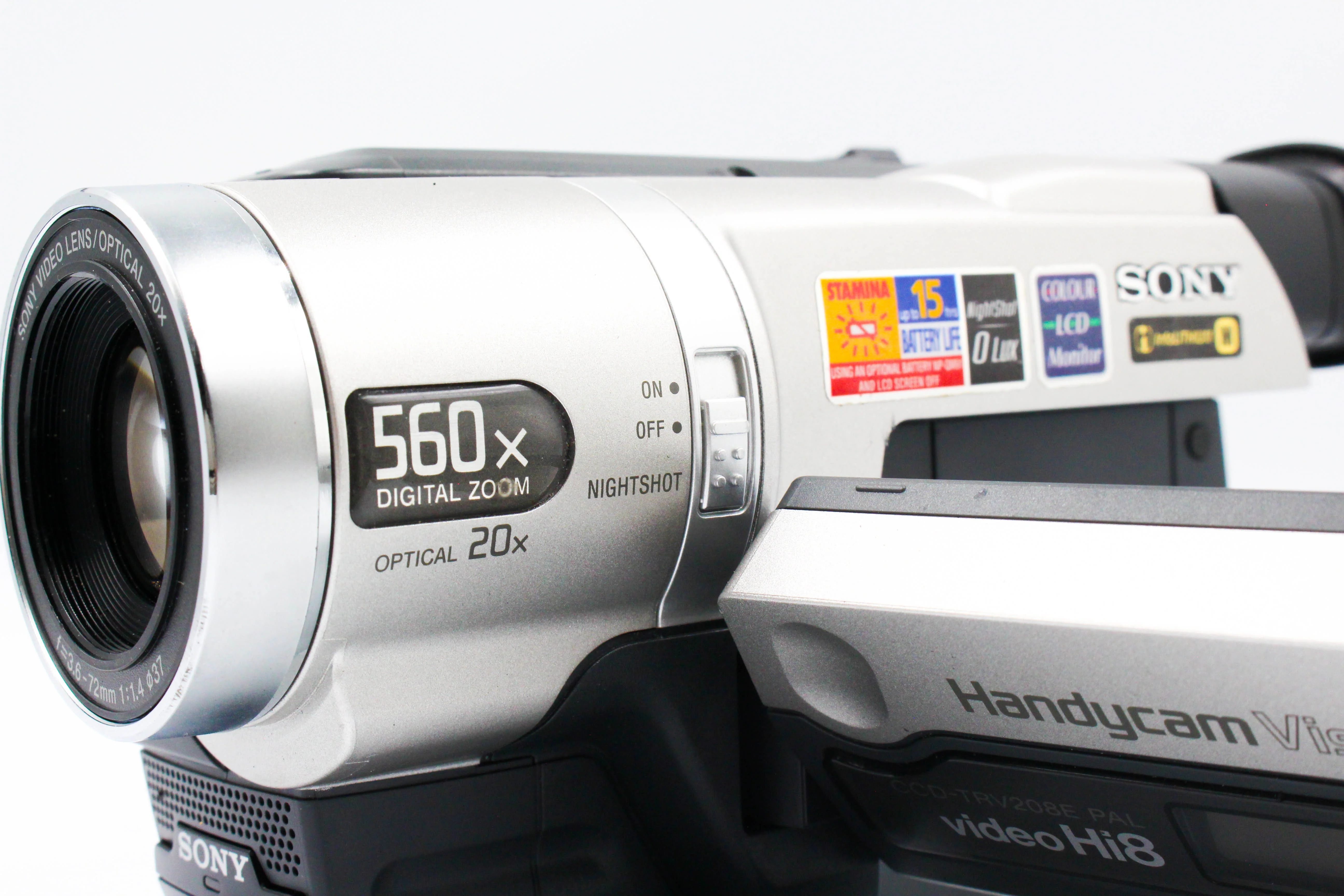 Sony CCD-TRV208E Hi8 Video8 Video Camera Camcorder Handycam - Tested Bundle - Image 6