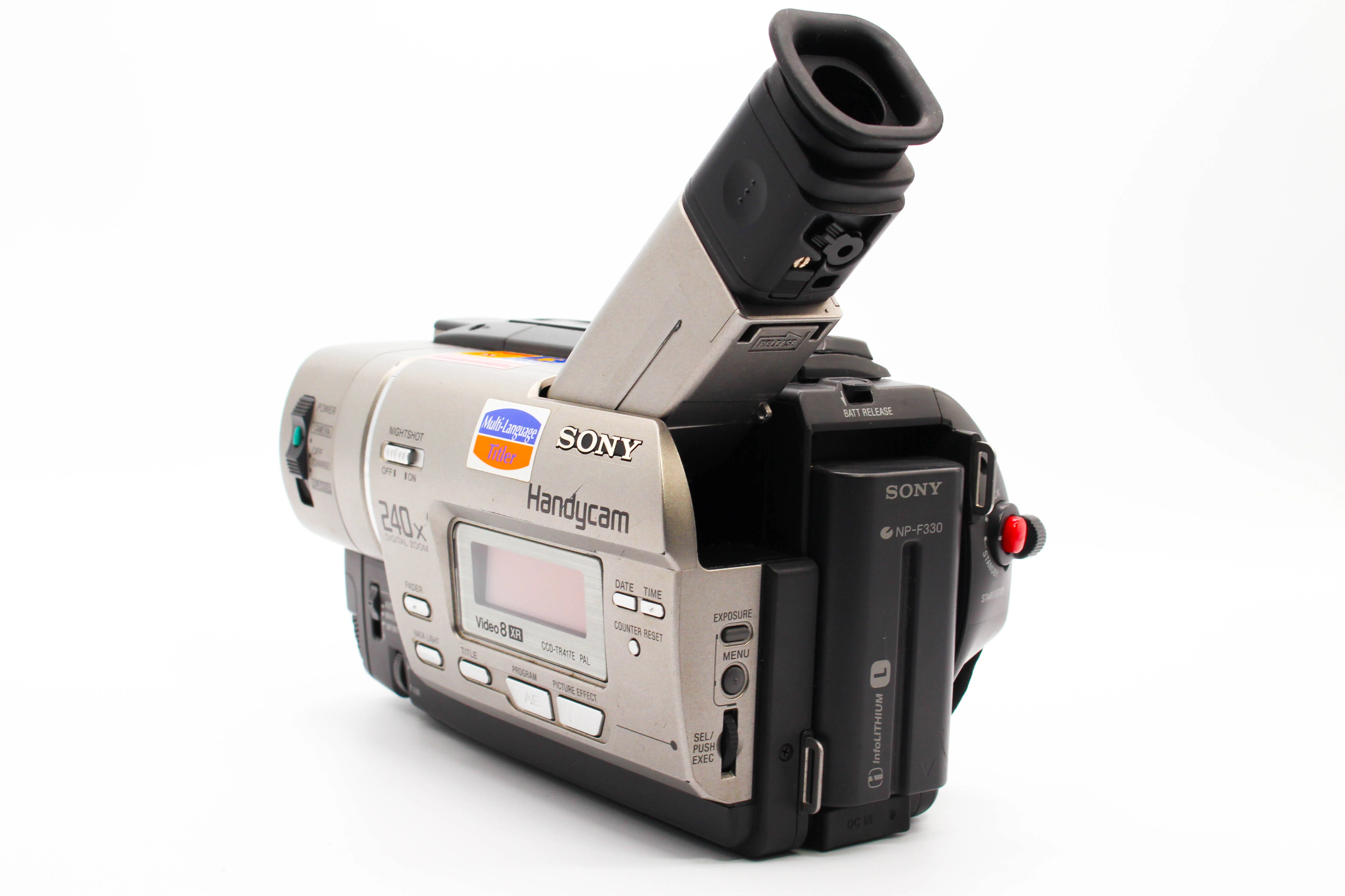 Sony CCD-TRV417E Video8 8mm XR Analog Video Handycam Camcorder Camera (Read) - Tested Bundle - Image 5