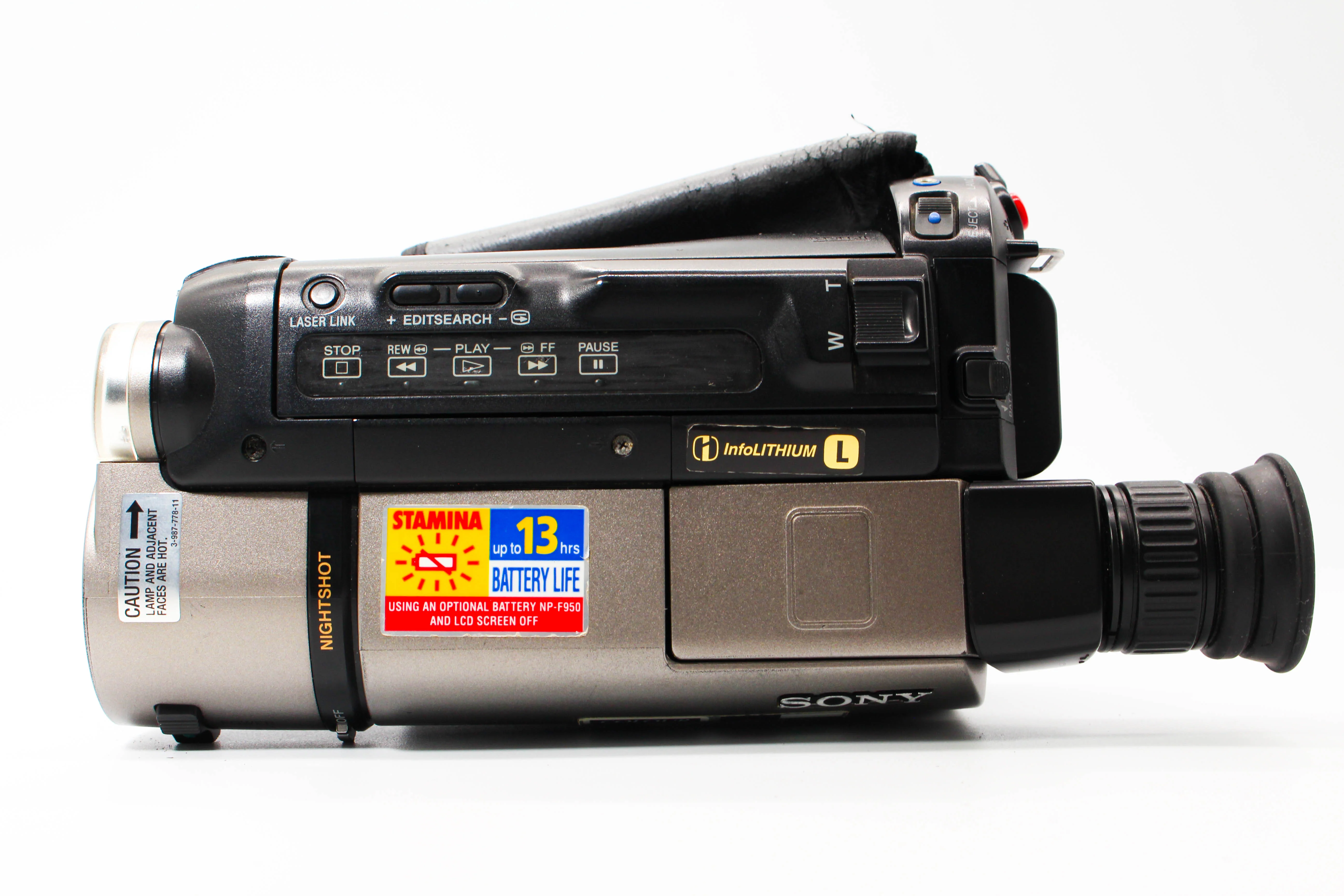 Sony CCD-TRV46E Video8 Hi8 Handycam Tape Digital Video Camcorder - Tested Bundle Good - Image 7