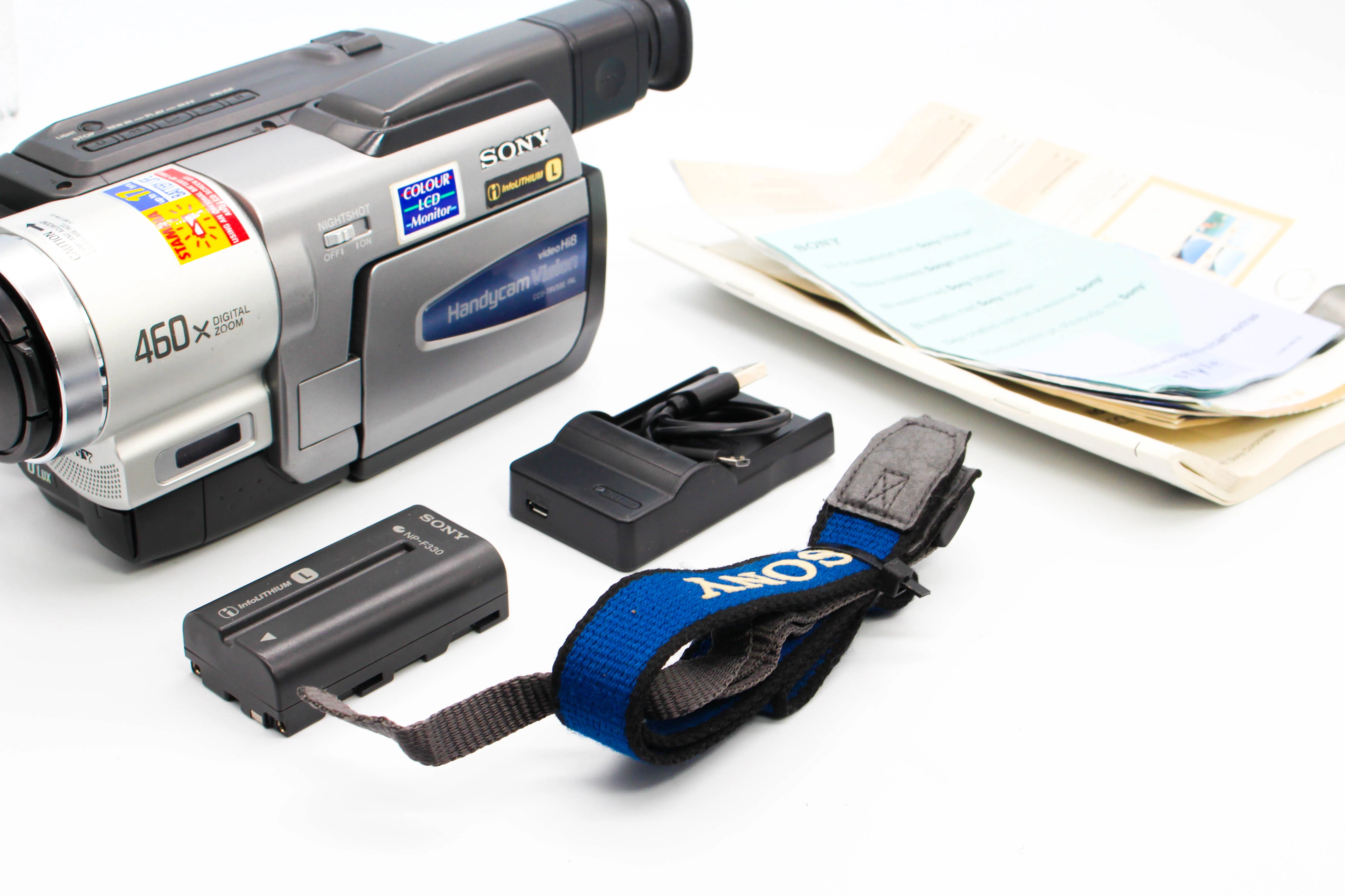 Sony CCD-TRV58E Hi8 Video8 8mm Analog Video Handycam Camcorder Camera - Tested Bundle Excellent - Image 2