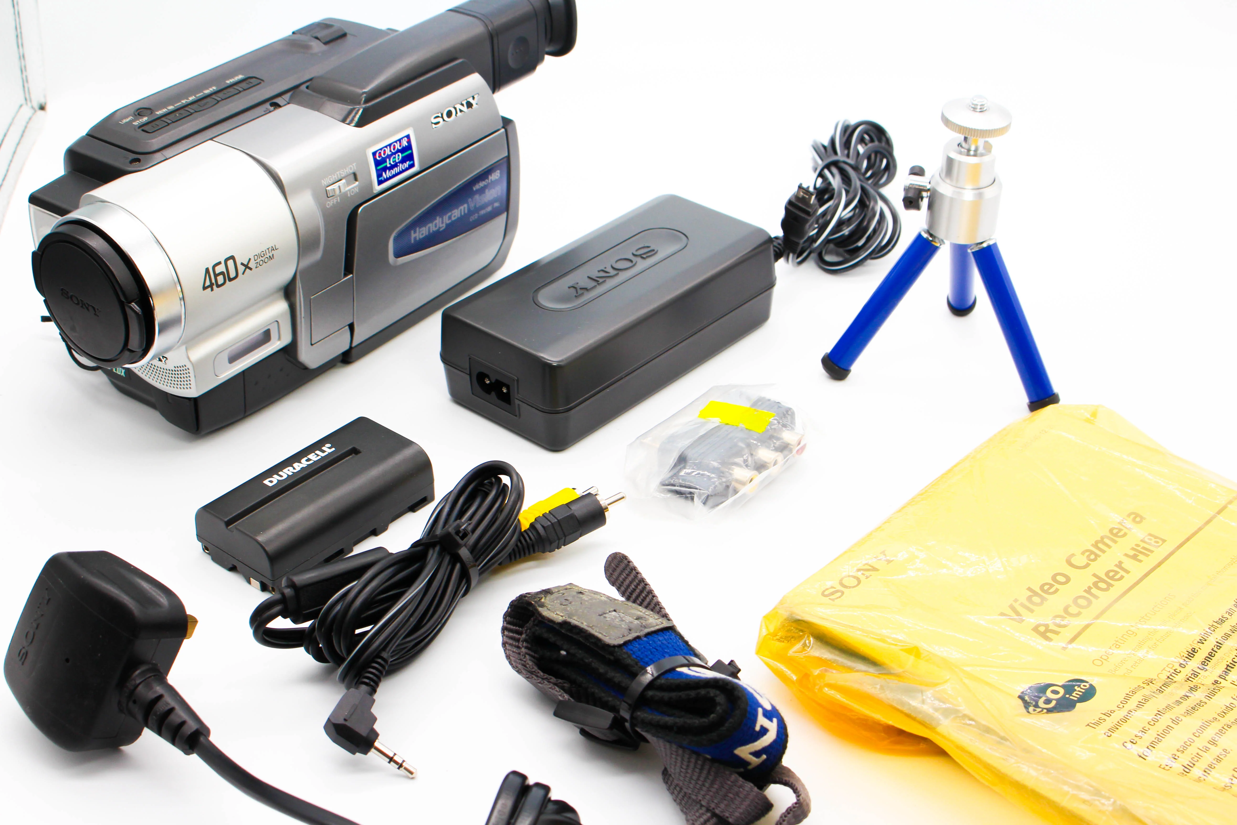 Sony CCD-TRV58E Hi8 Video8 8mm Analog Video Handycam Camcorder Camera - Tested Bundle Excellent - Image 2