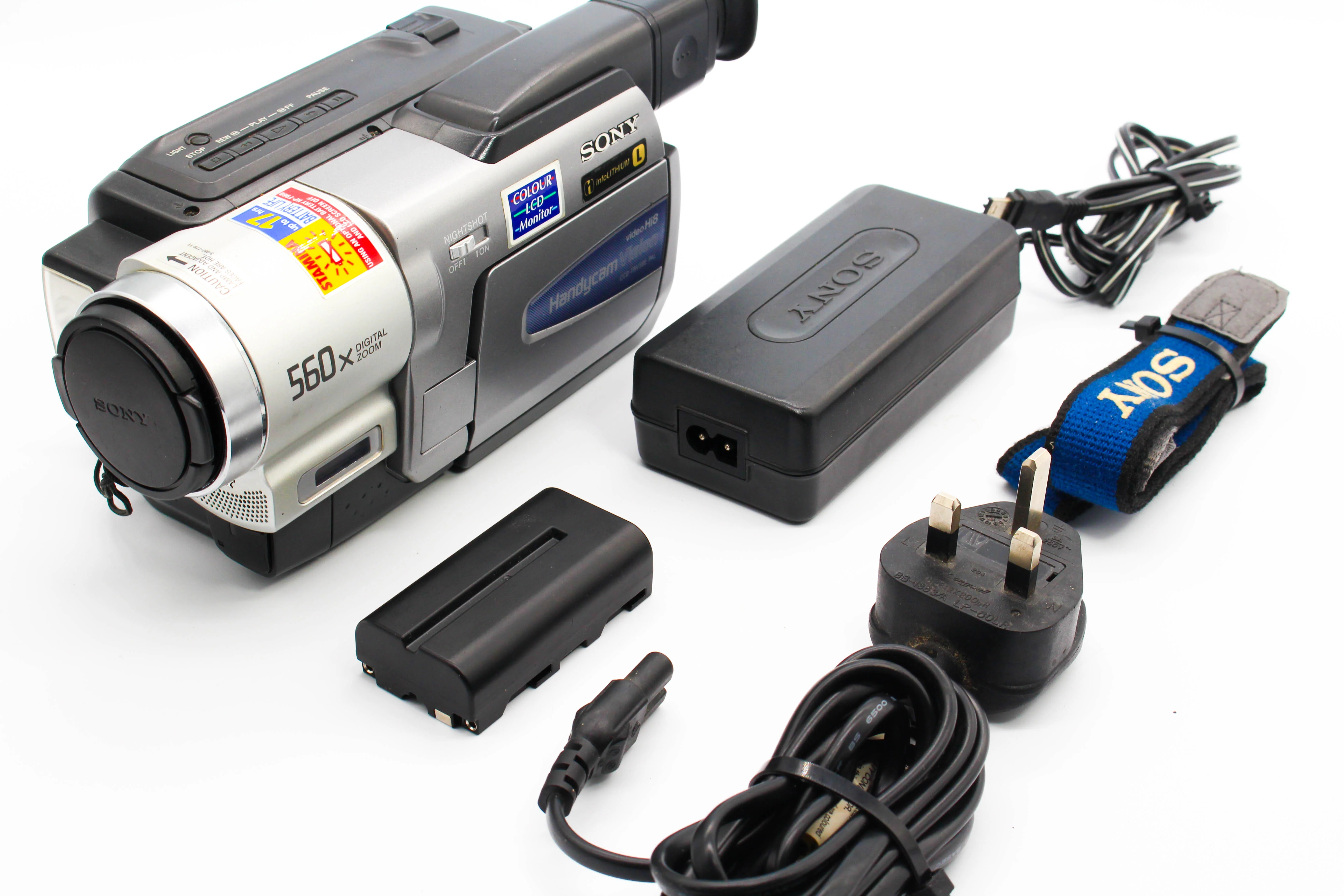 Sony CCD-TRV59E Hi8 8mm Handycam Camera Analog Video Camcorder - Tested Bundle - Image 2