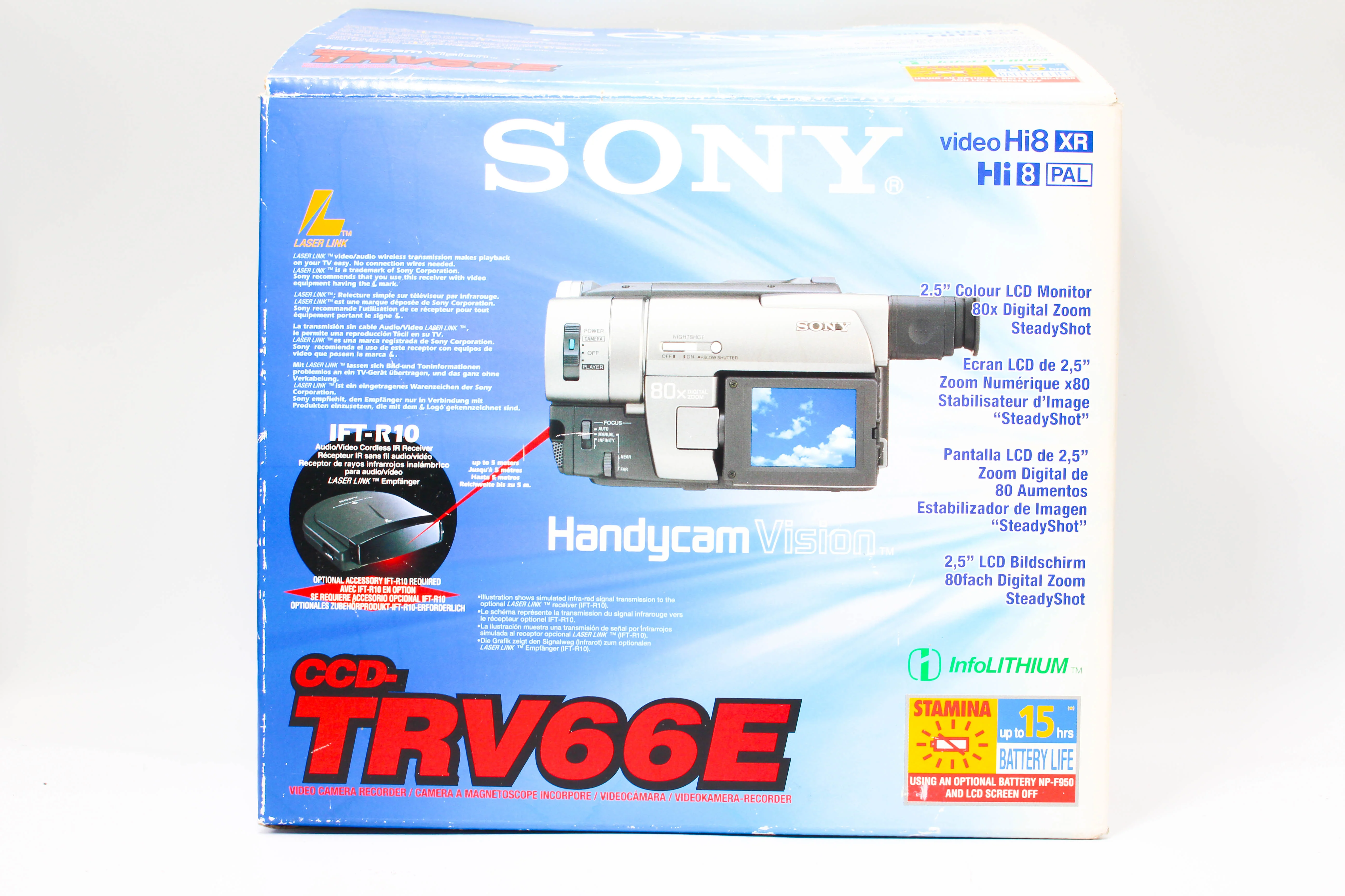 Sony CCD-TRV66E Hi8 8mm Handycam Video Camcorder Camera - Tested Bundle Excellent - Image 3
