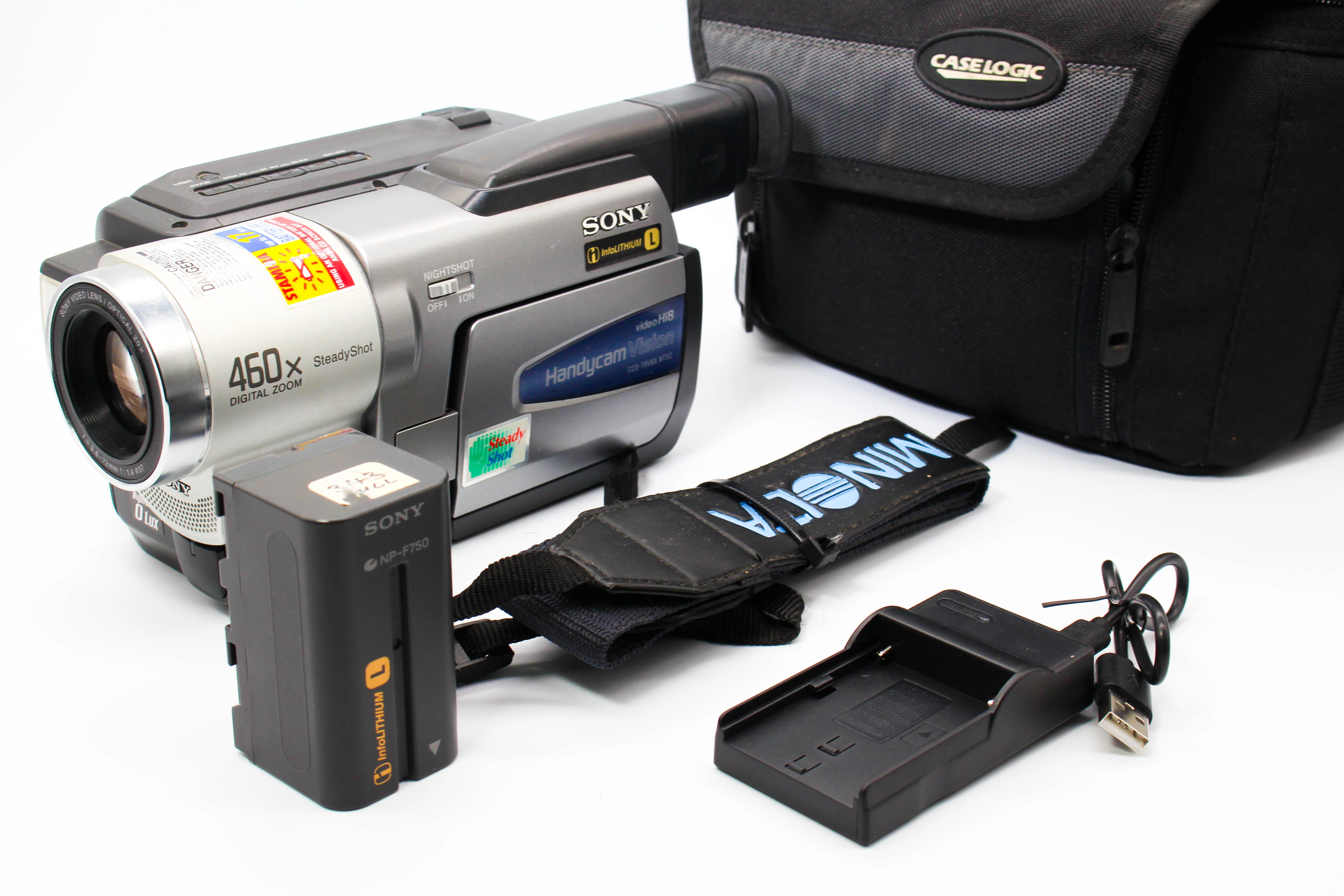 Sony CCD-TRV68 NTSC Hi8 Video8 8mm Handycam Camcorder Camera - Tested Bundle Excellent - Image 2