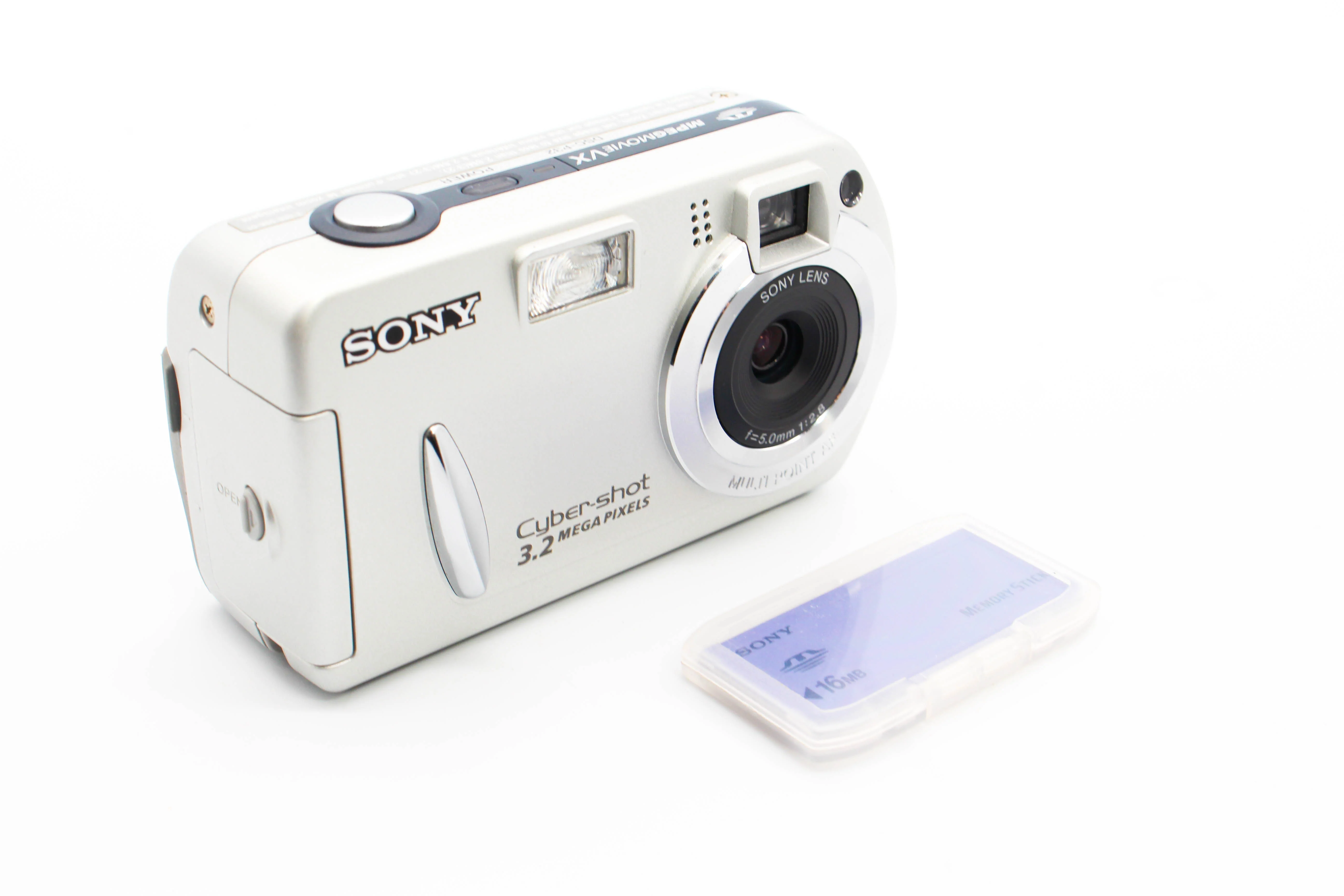 Sony Cybershot DSC-P32 Memory Stick Compact Photo Video Digital Camera Digicam - Tested Bundle Excellent - Image 2