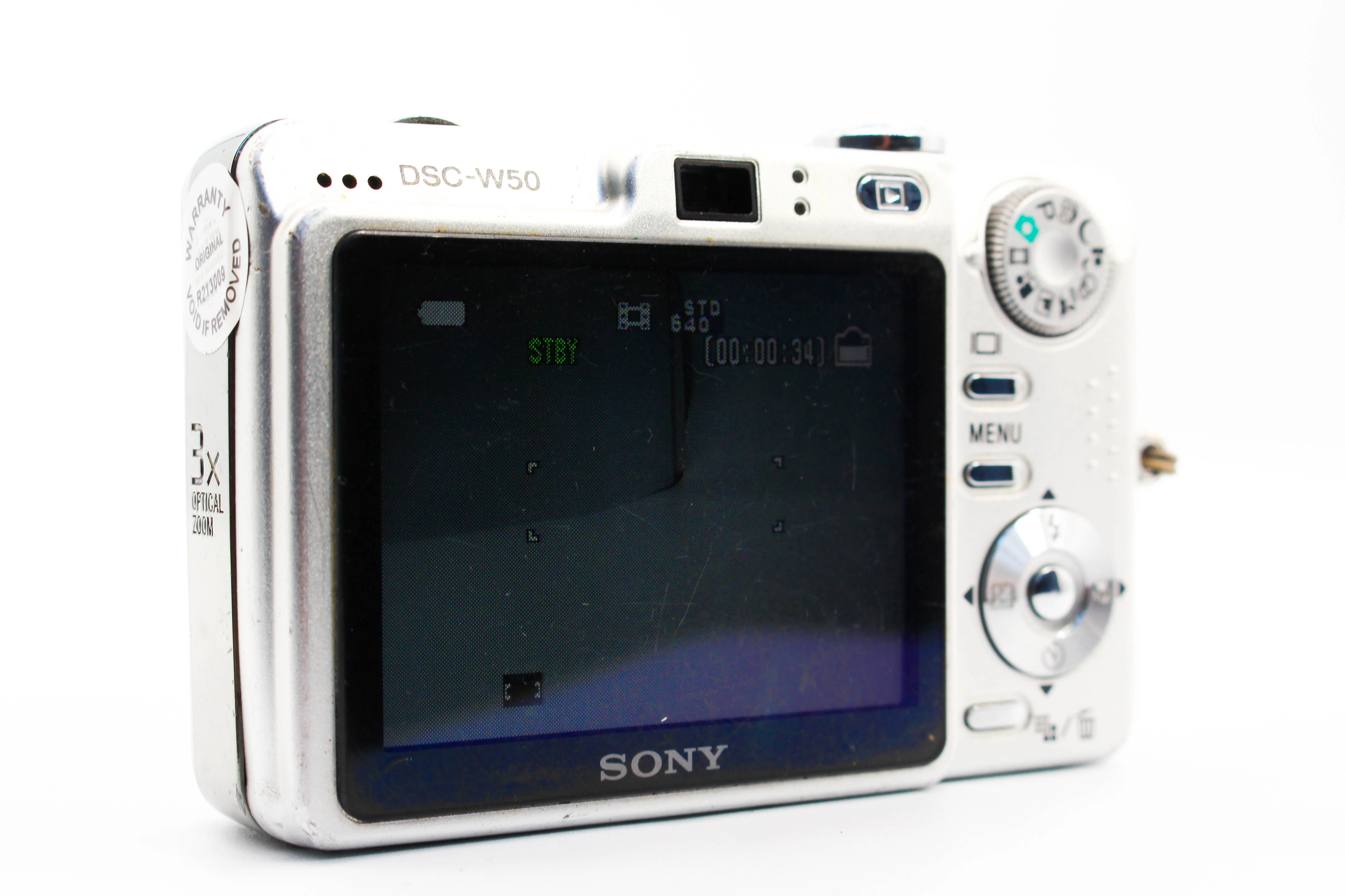 Sony Cybershot DSC-W50 Memory Stick Duo Pro Compact Digital Photo Video Retro Camera Digicam - Tested Bundle - Image 3