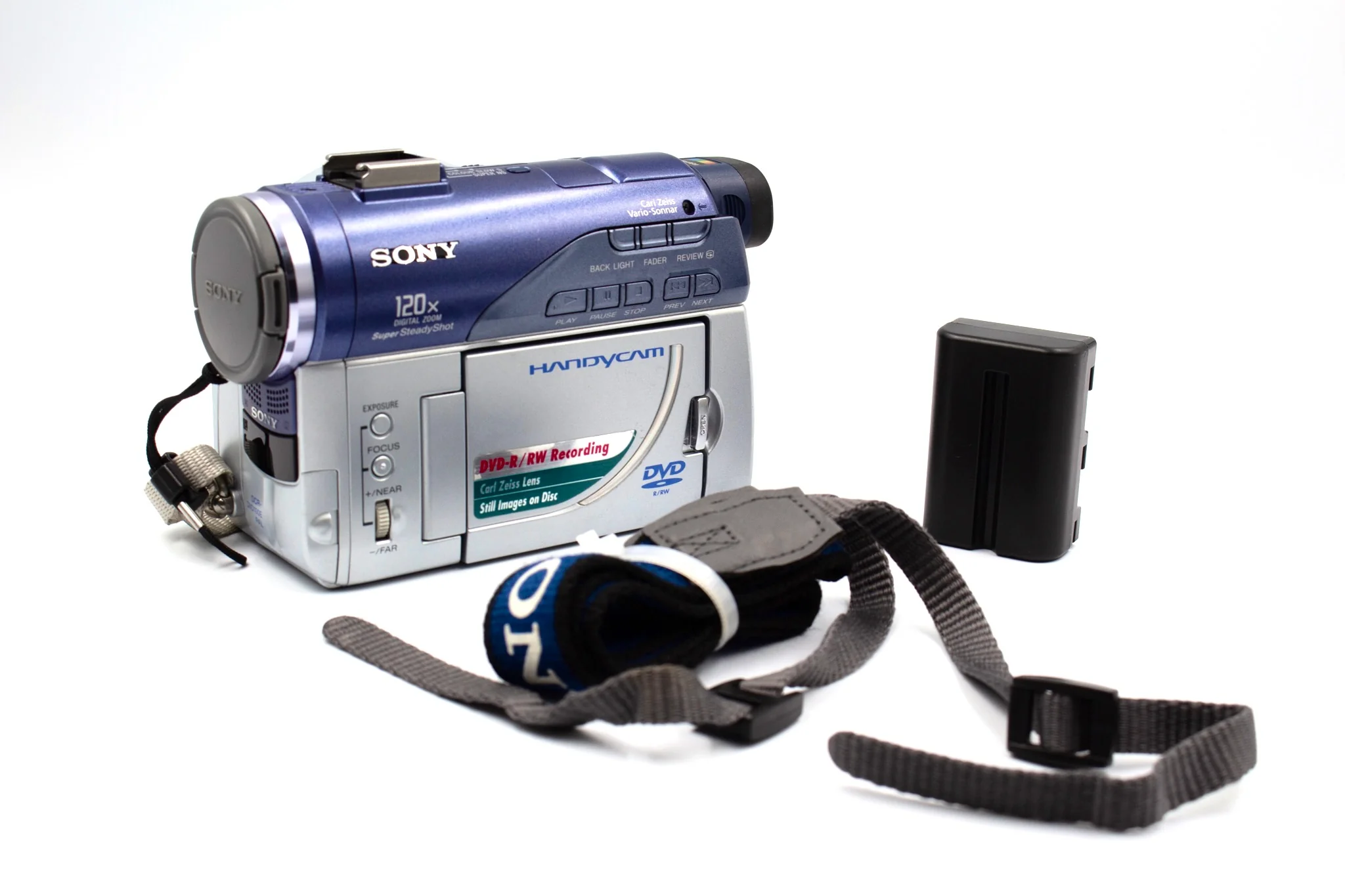 Sony DCR-DVD100E DVD Digital Retro Video Camera Camcorder - Tested Bundle Excellent - Image 2