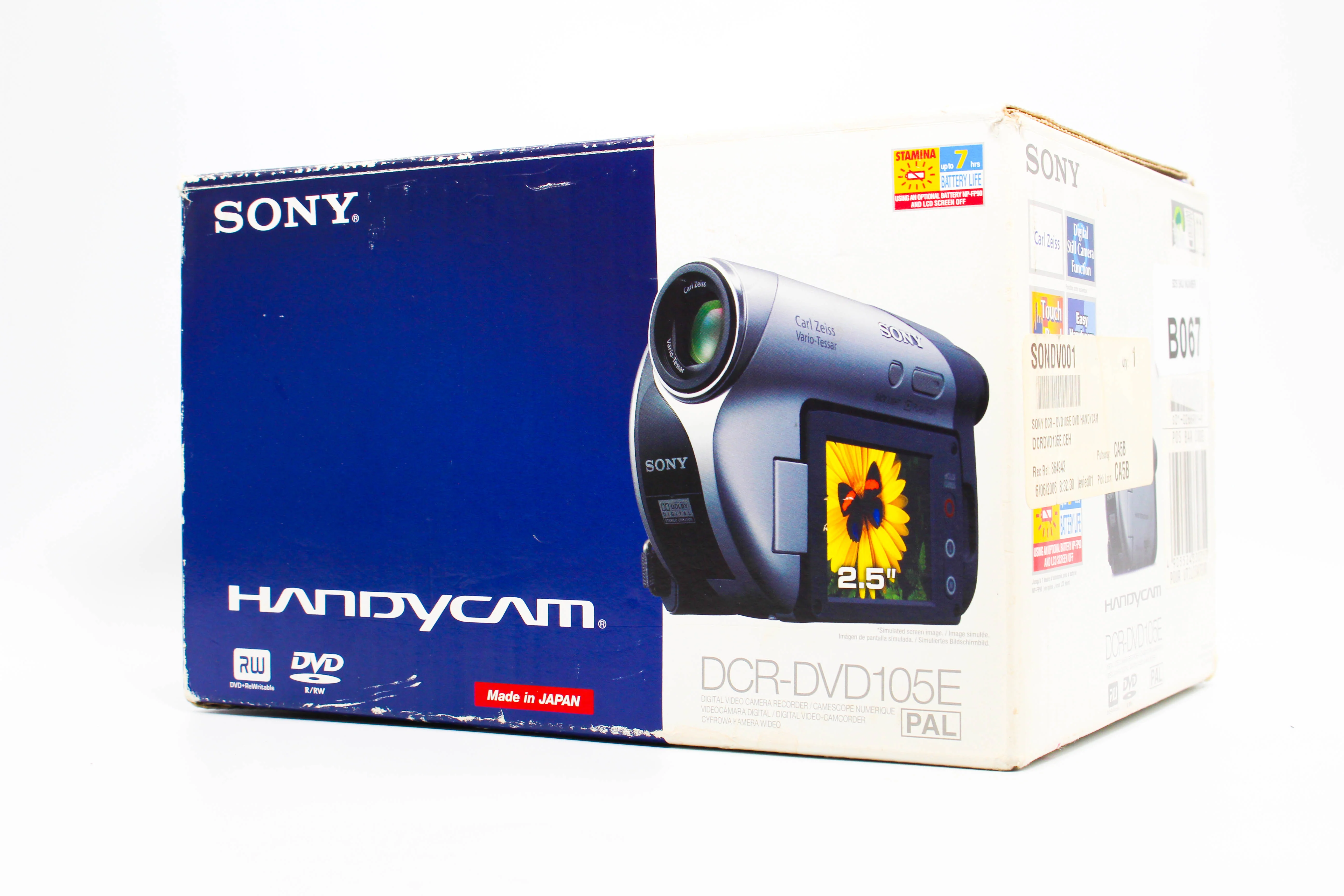 Sony DCR-DVD105E DVD Retro Video Handycam Camcorder Camera - Tested Bundle Excellent - Image 3