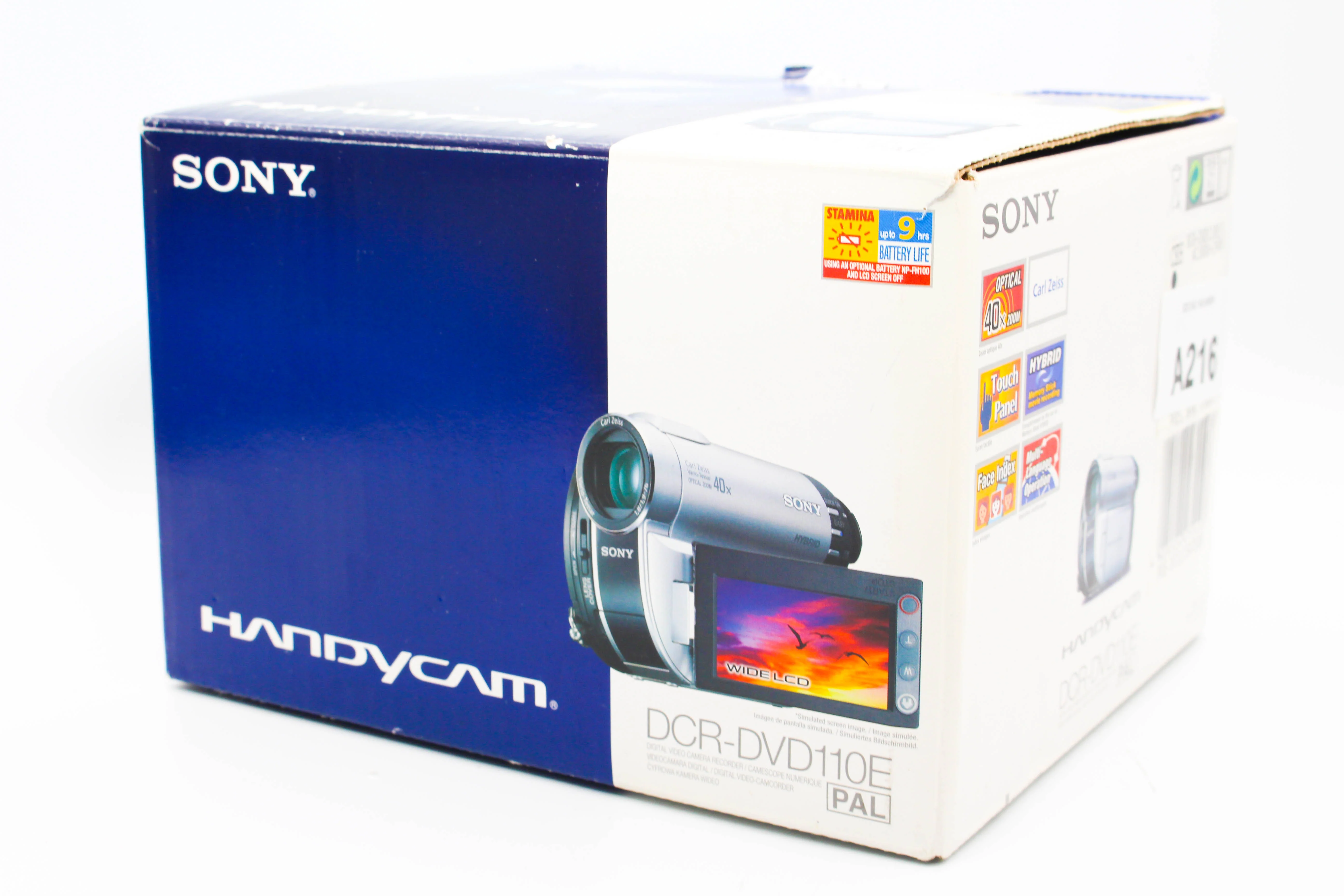 Sony DCR-DVD110E DVD Video Handycam Camcorder Camera - Tested Bundle Excellent - Image 3