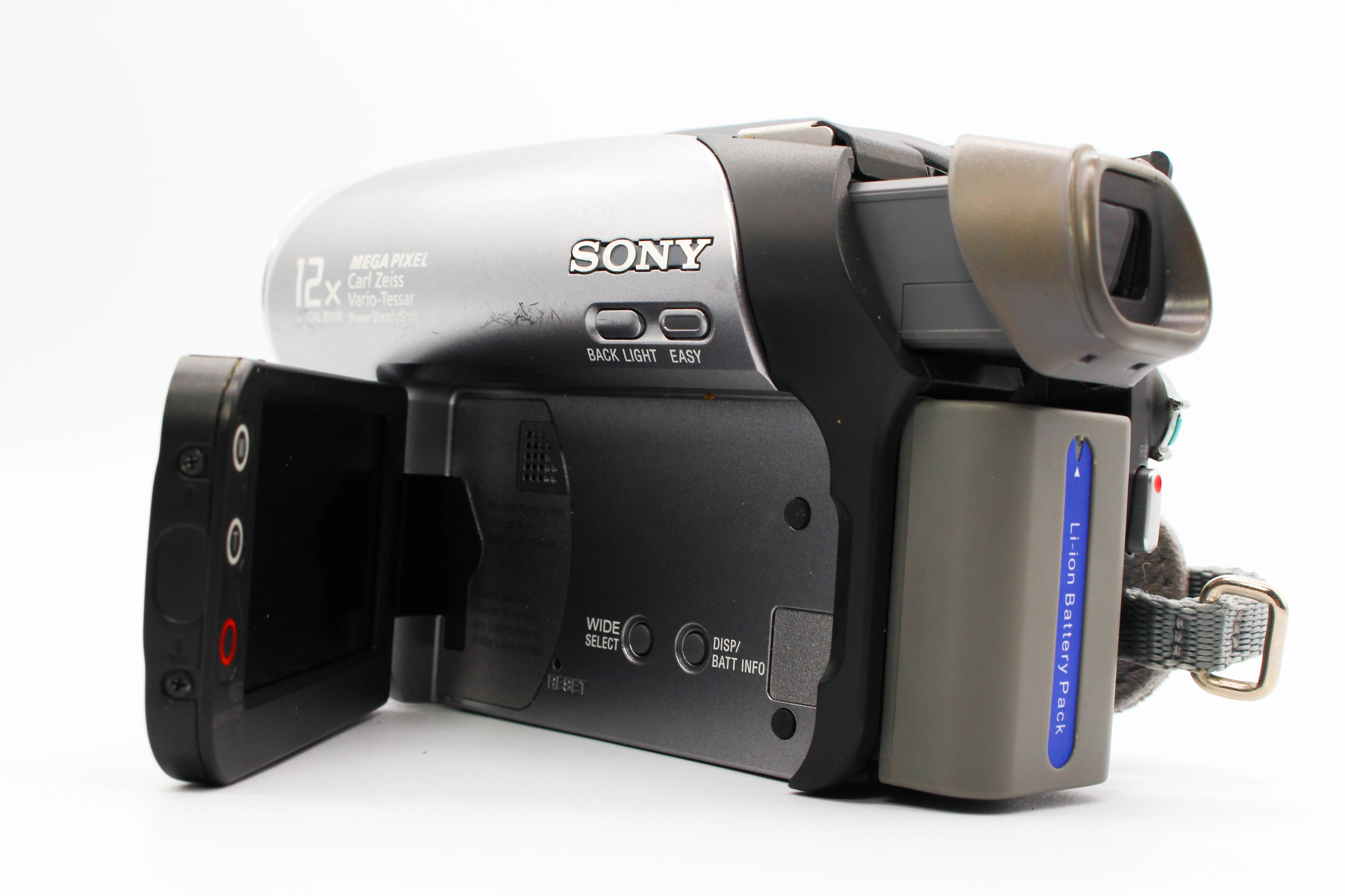 Sony DCR-DVD202E DVD Retro Handycam Digital Video Camcorder - Tested Bundle Good - Image 3