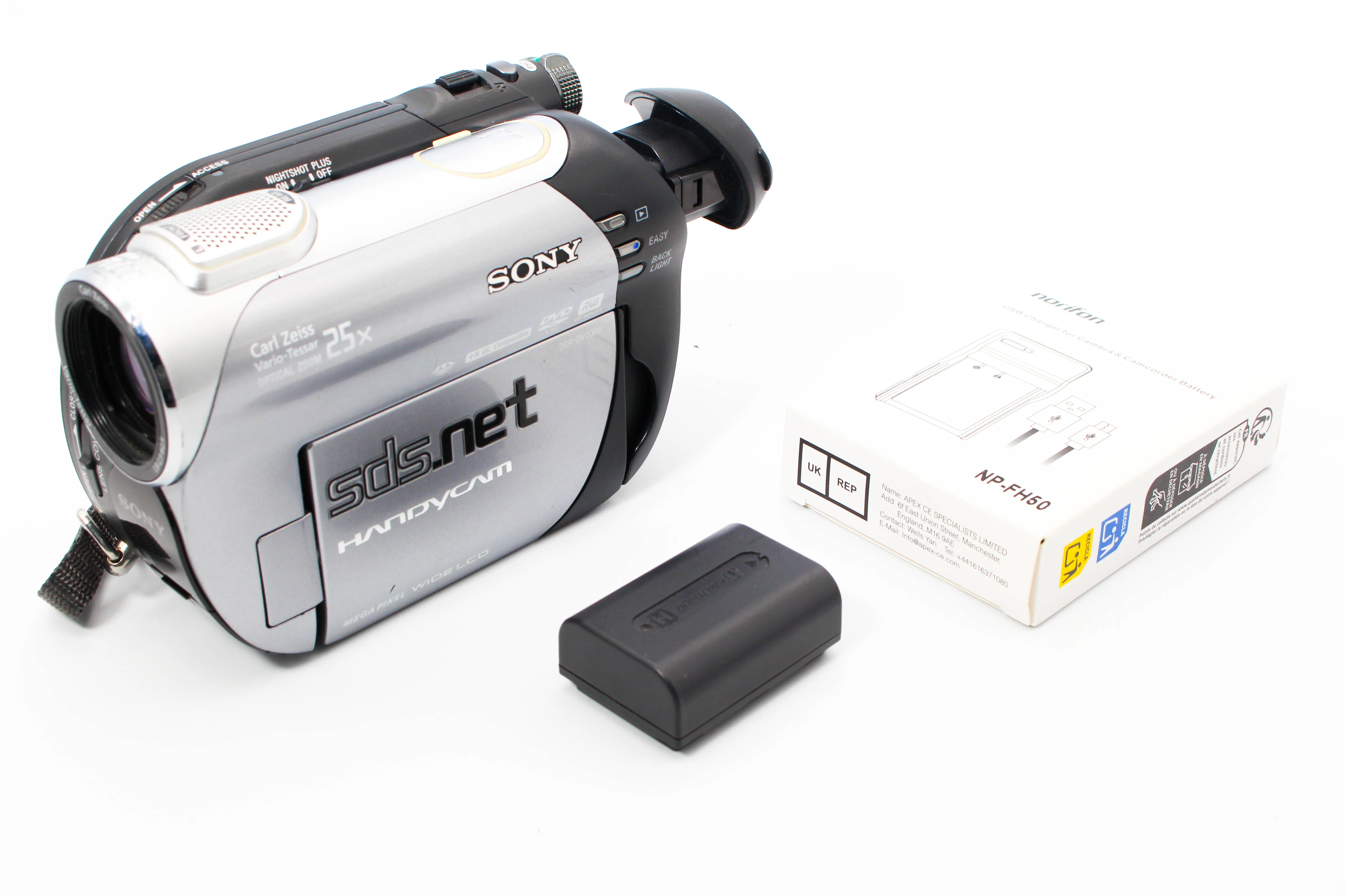 Sony DCR-DVD300E DVD Retro Video Camera Camcorder  - Tested Bundle Excellent - Image 2