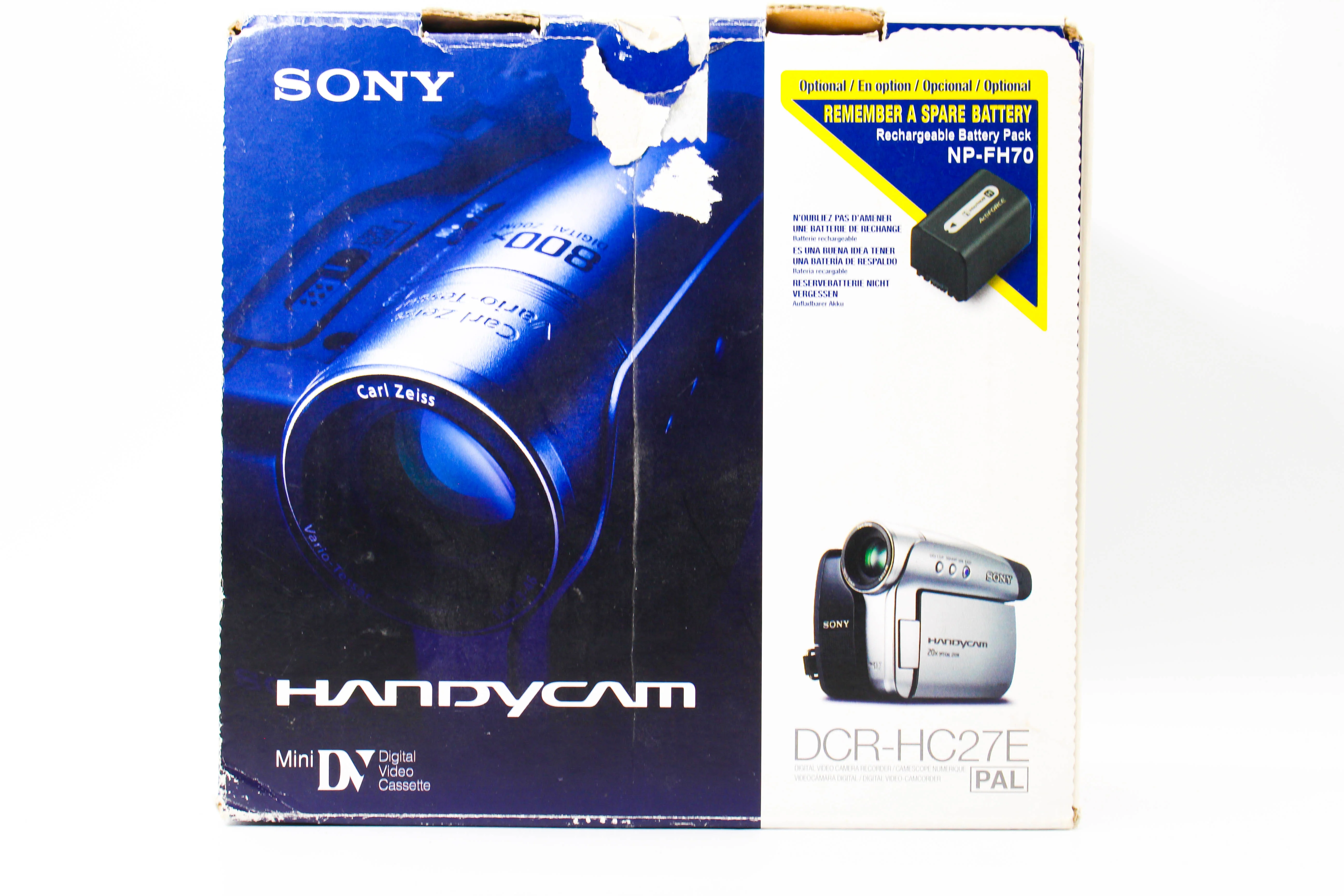 Sony DCR-HC27E MiniDV Handycam Digital Video Camera Camcorder - Tested Bundle Good - Image 3