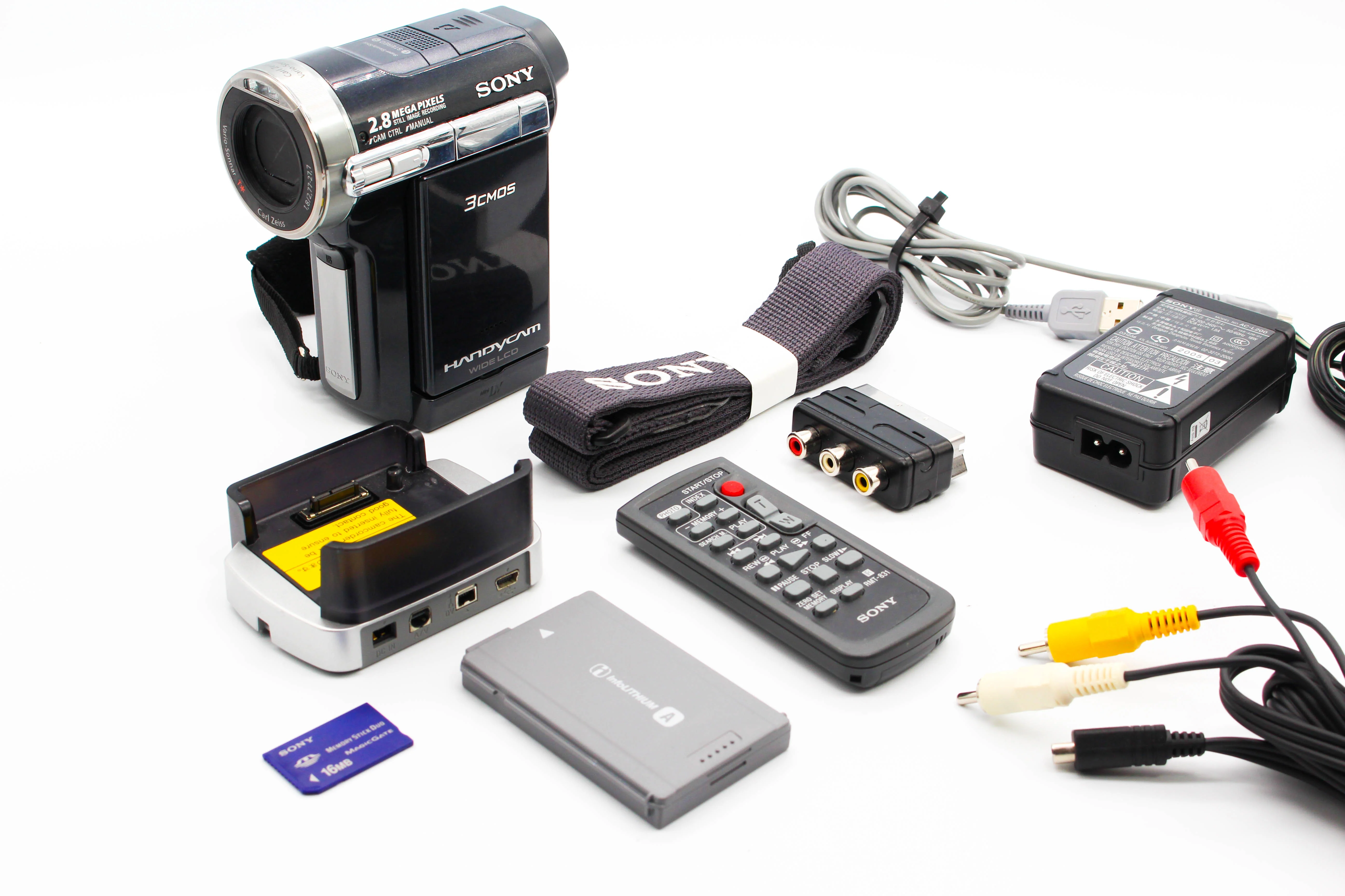 Sony DCR-PC1000E MiniDV Handycam Camcorder Digital Video Camera - Tested Bundle Excellent - Image 2