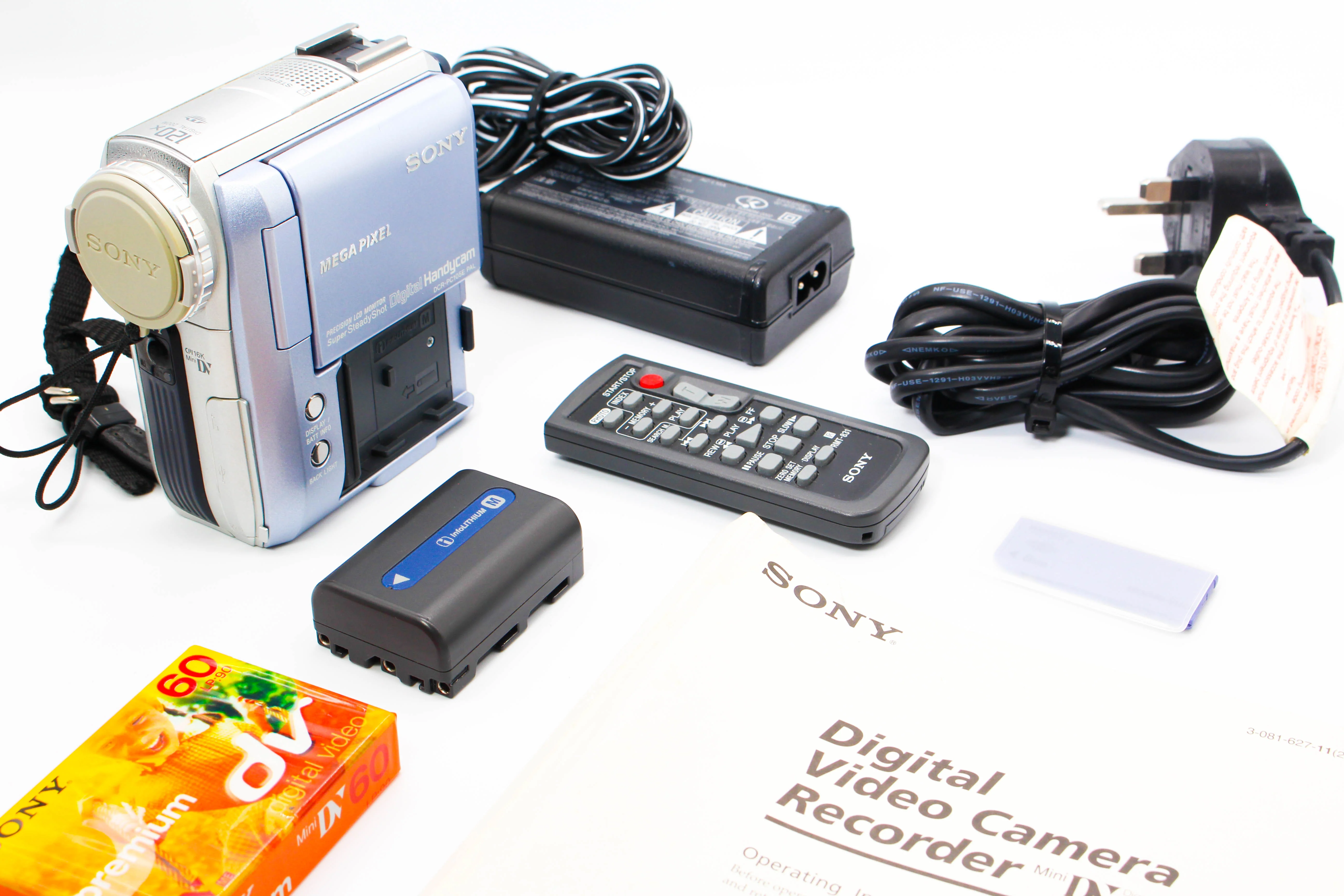 Sony DCR-PC105E MiniDV Handycam Tape Digital Video Camcorder - Tested Bundle Excellent - Image 2