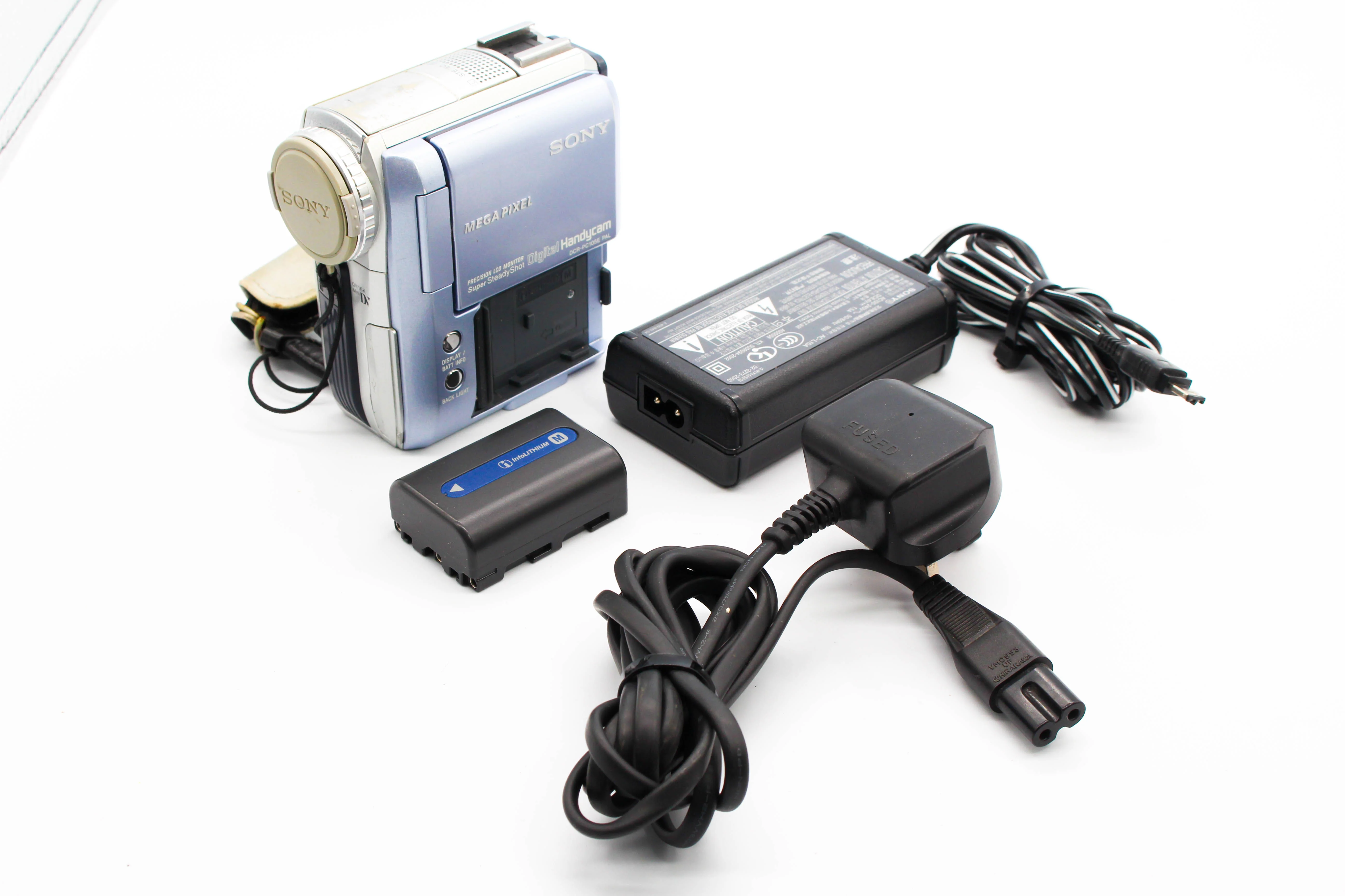 Sony DCR-PC105E MiniDV Handycam Tape Digital Video Camcorder - Tested Bundle Good - Image 2