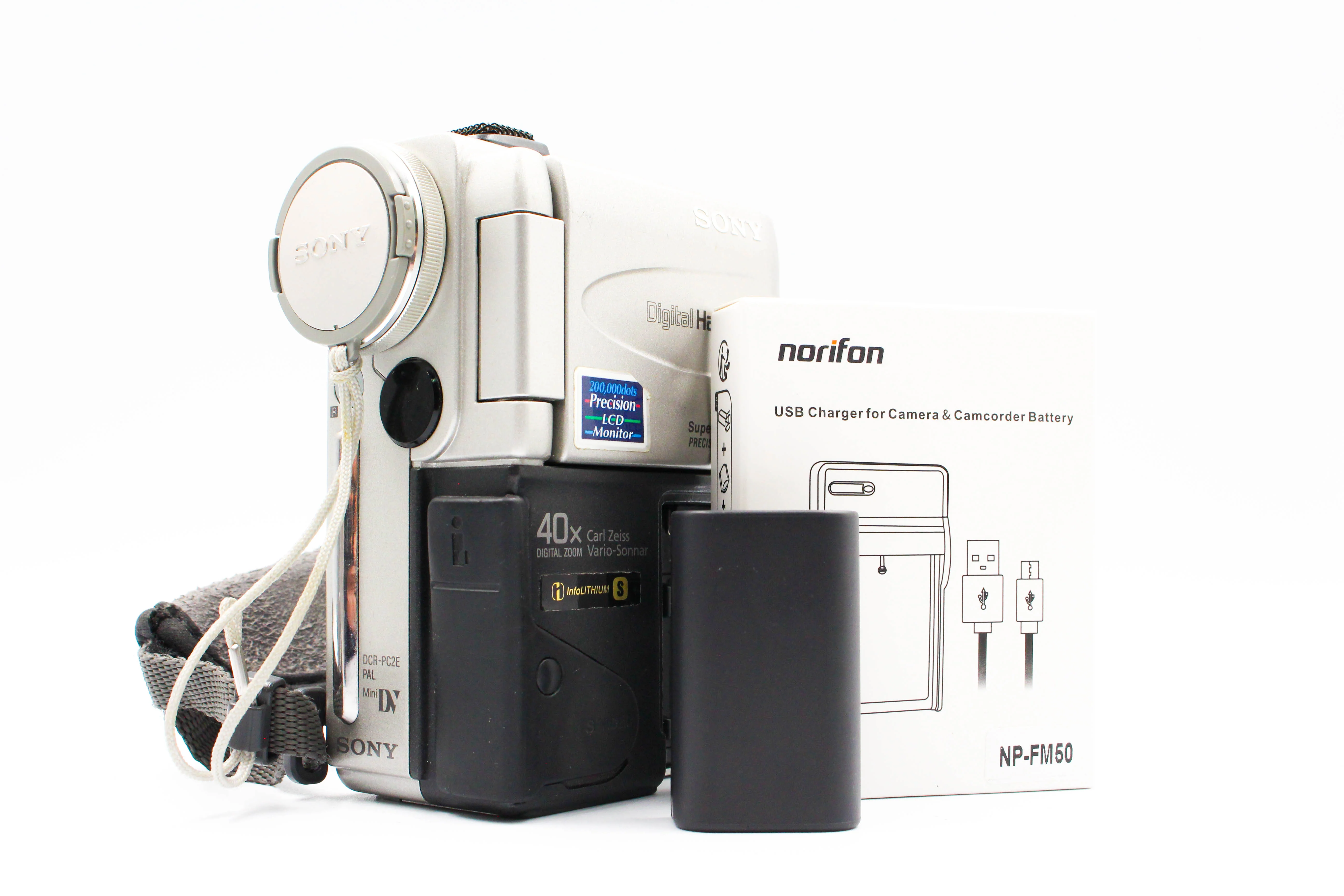Sony DCR-PC2E MiniDV Handycam Digital Video Camera Camcorder - Tested Bundle - Image 2