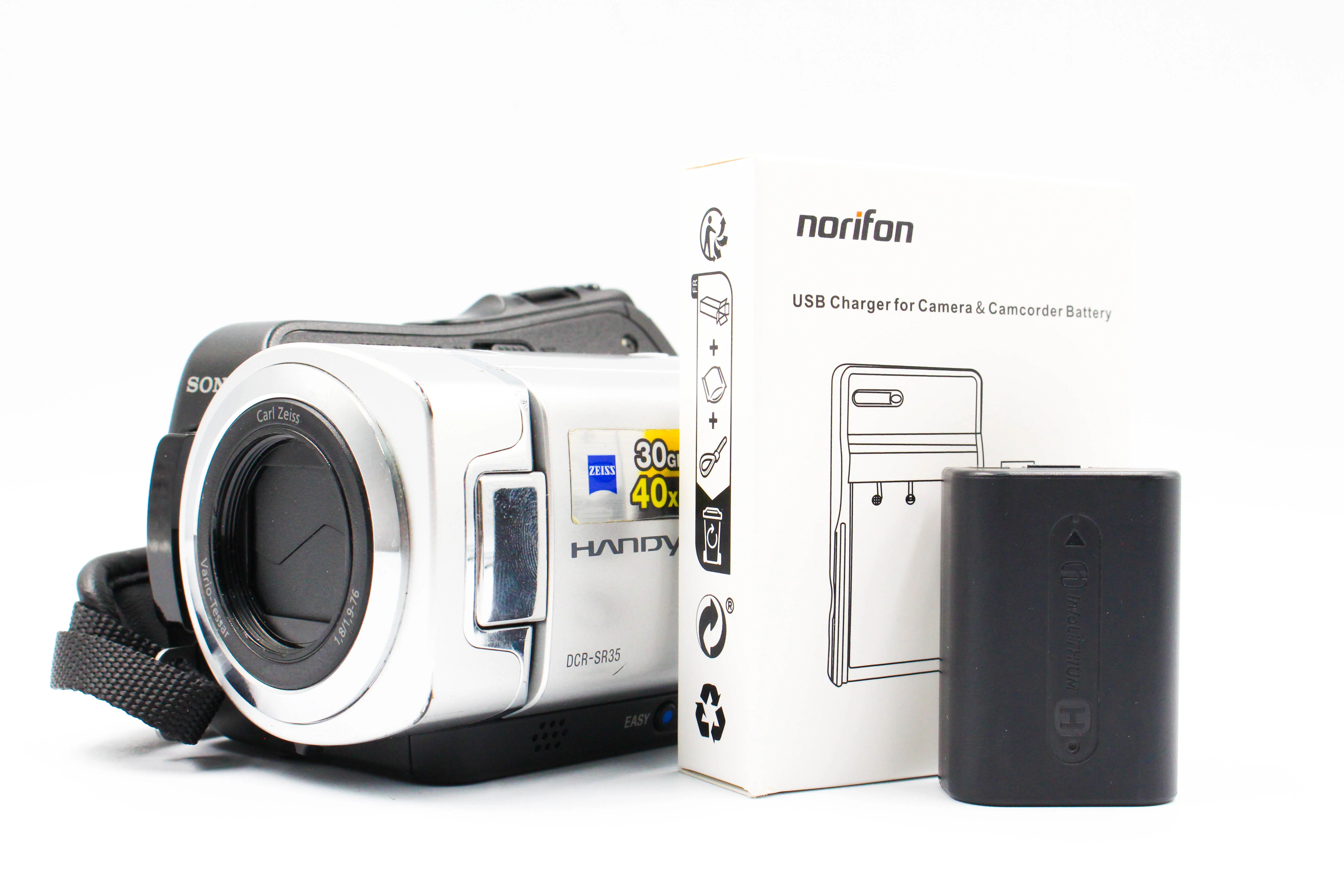 Sony DCR-SR35E HDD Digital Video Camera Camcorder - Tested Bundle Excellent - Image 2