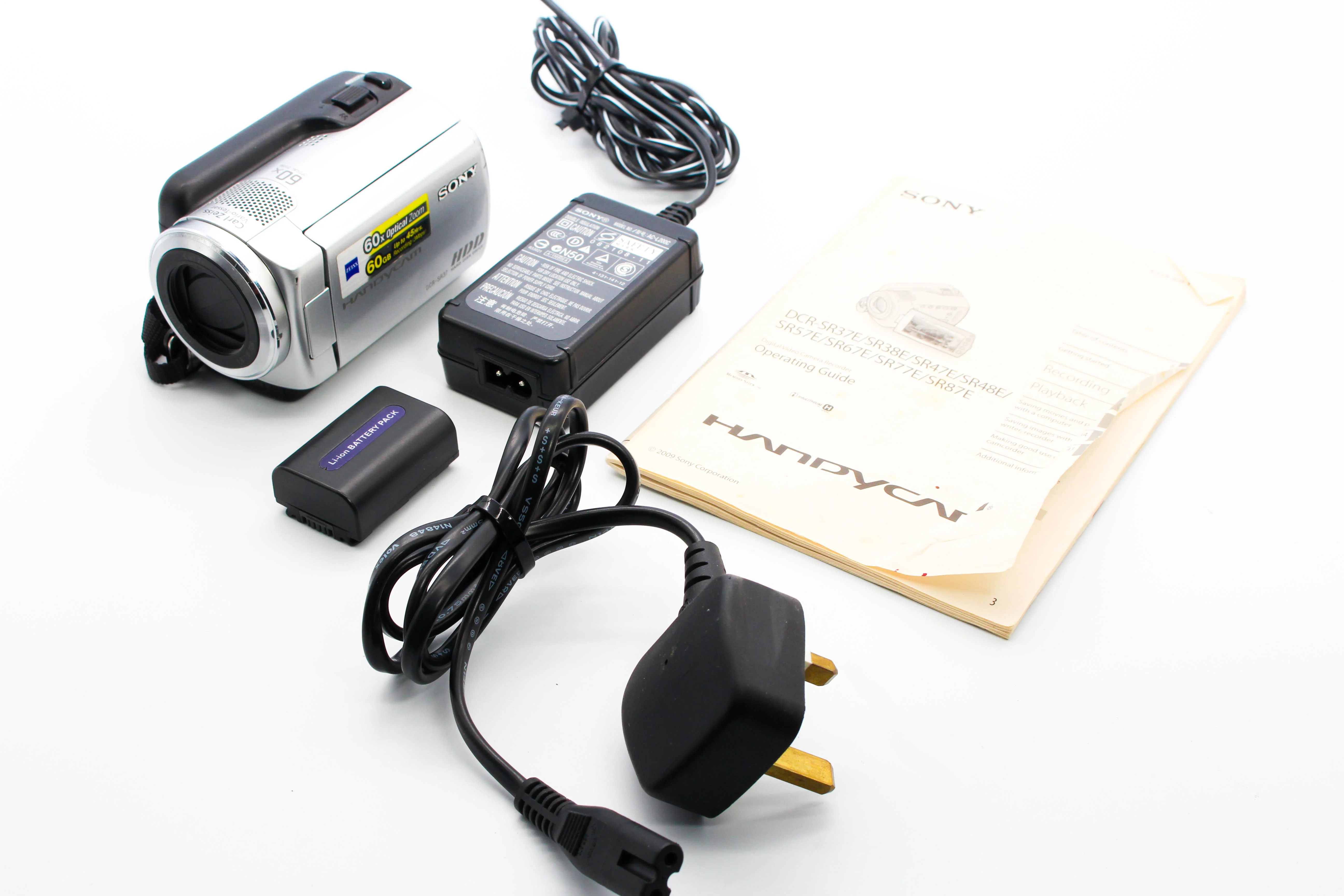 Sony DCR-SR37E HDD HD Digital Video Handycam Camcorder Camera - Tested Bundle Good - Image 2