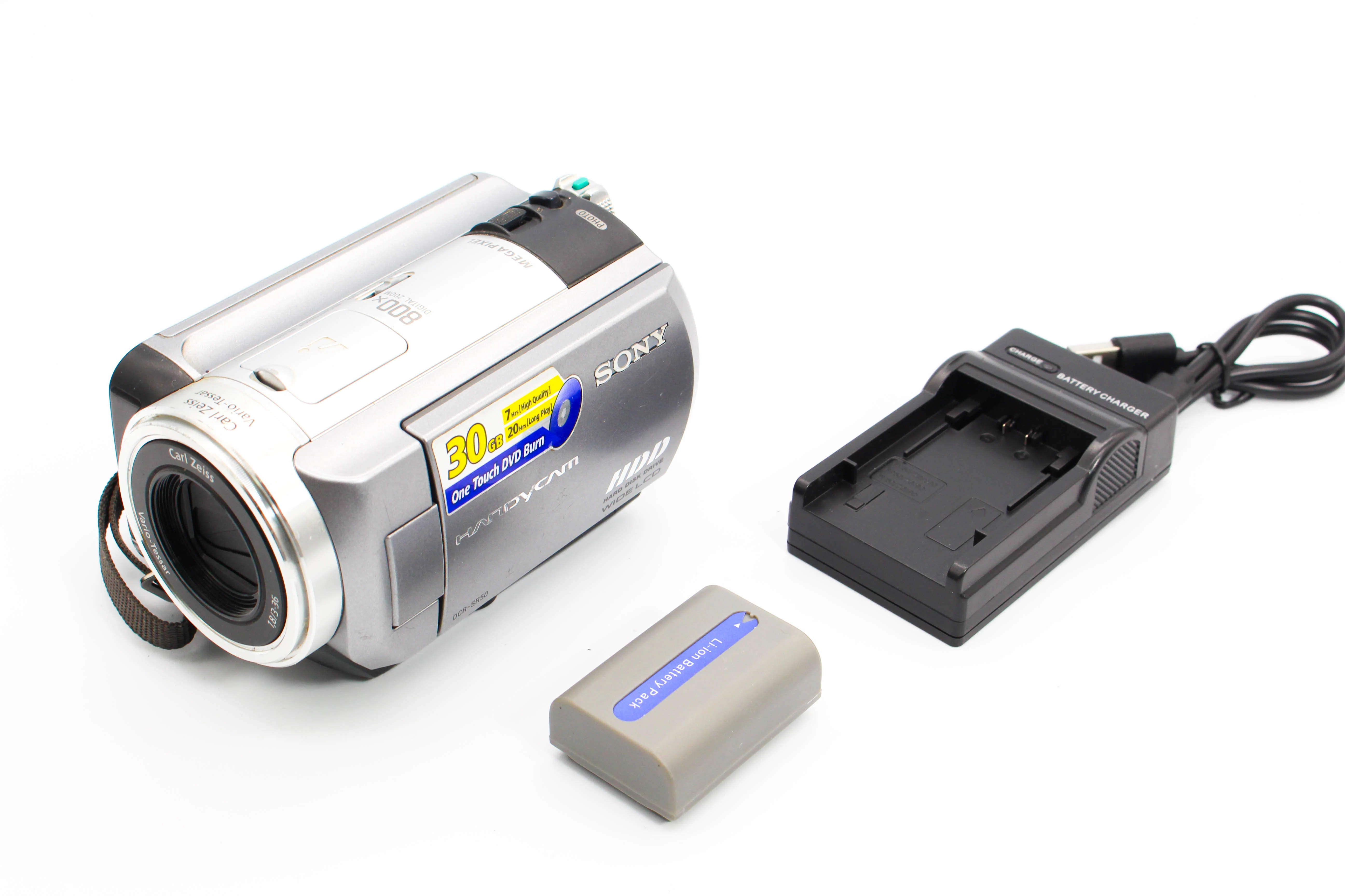 Sony DCR-SR50E HDD HD Digital Video Handycam Camcorder Camera - Tested Bundle Good - Image 2