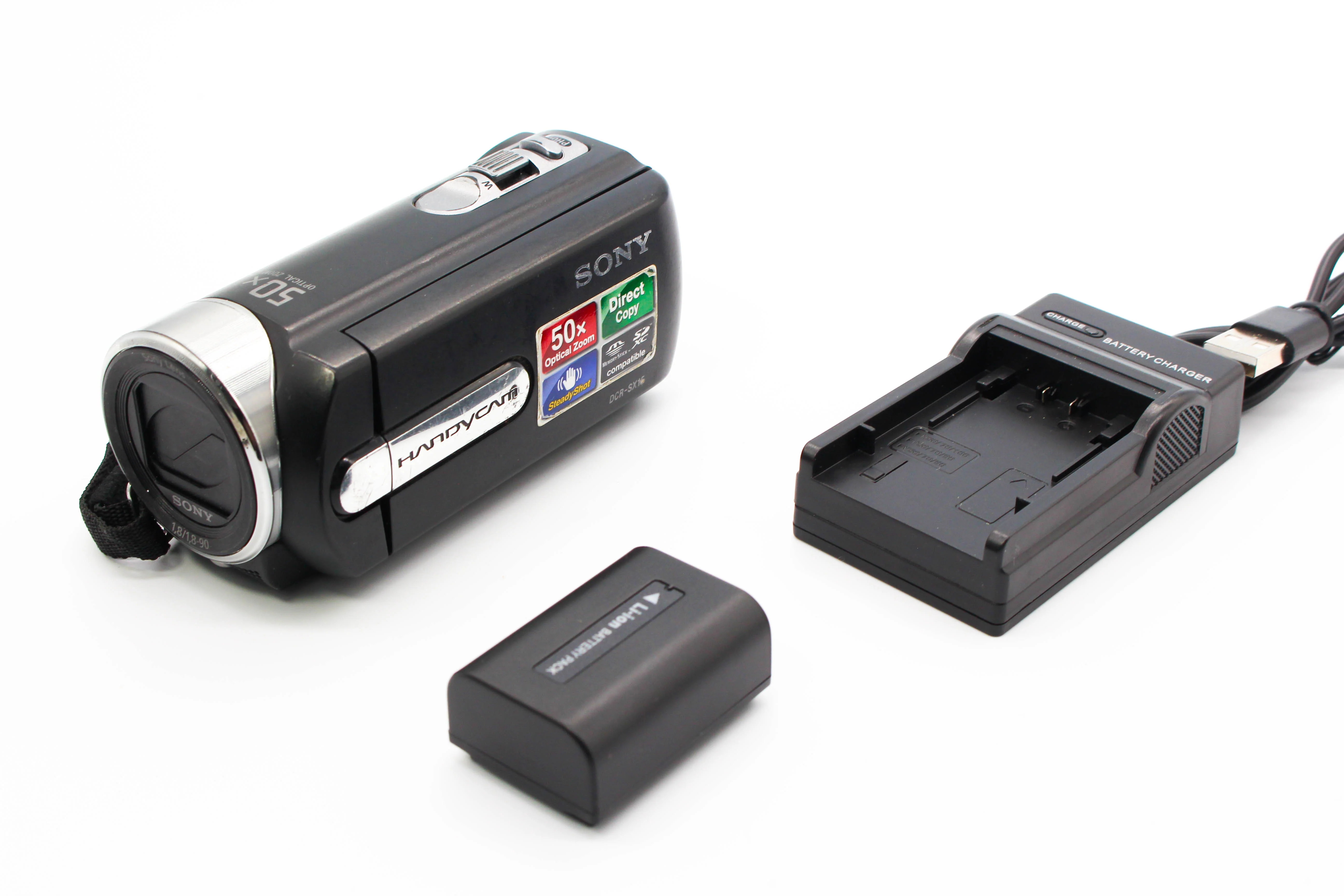 Sony DCR-SX15E HD SD Card Handycam Camcorder Camera - Tested Bundle Excellent - Image 2