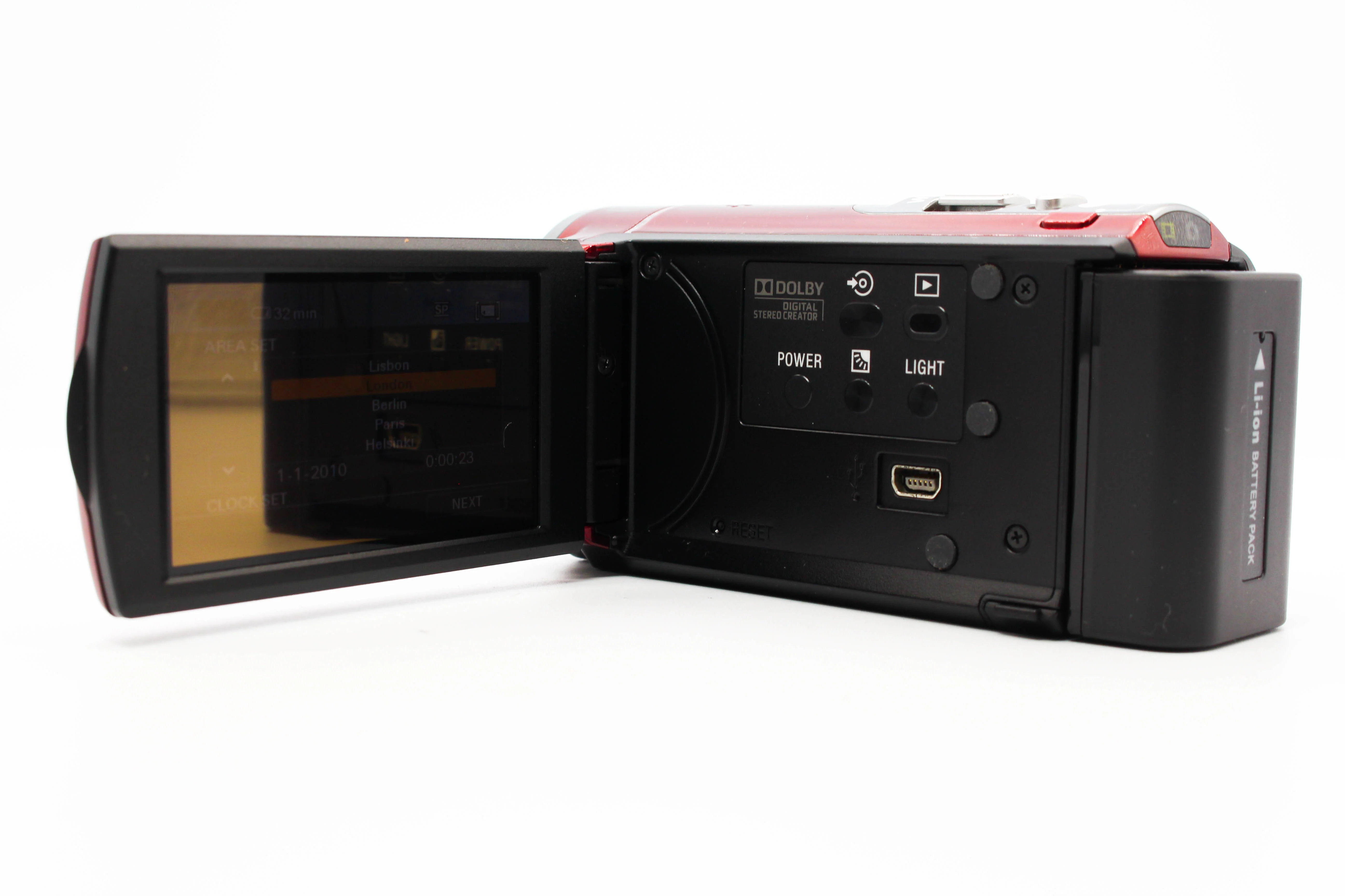 Sony DCR-SX33E SD Card HD Digital Video Handycam Camcorder Camera (Red) - Tested Bundle Excellent - Image 5