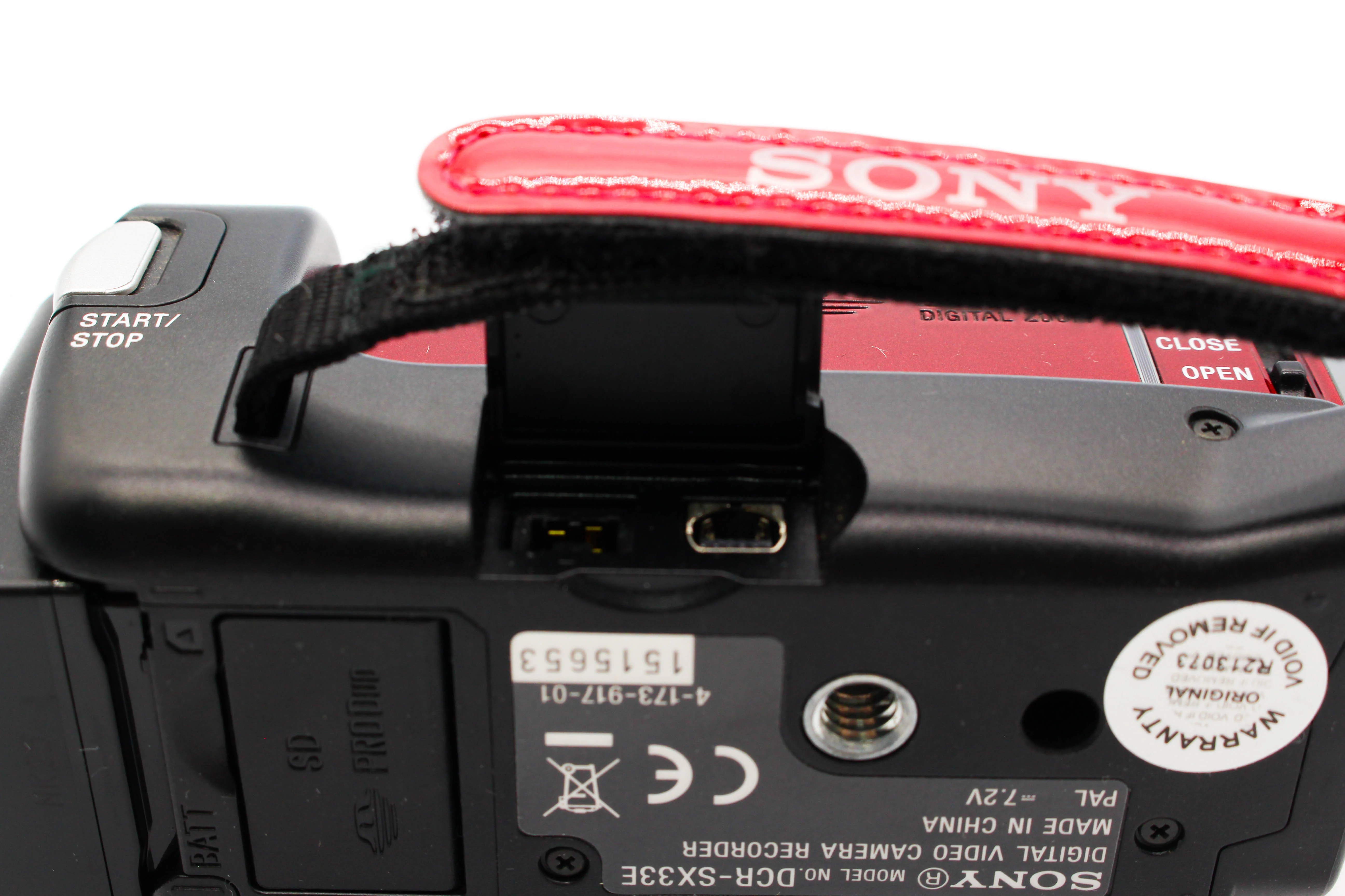 Sony DCR-SX33E SD Card HD Digital Video Handycam Camcorder Camera (Red) - Tested Bundle Excellent - Image 8