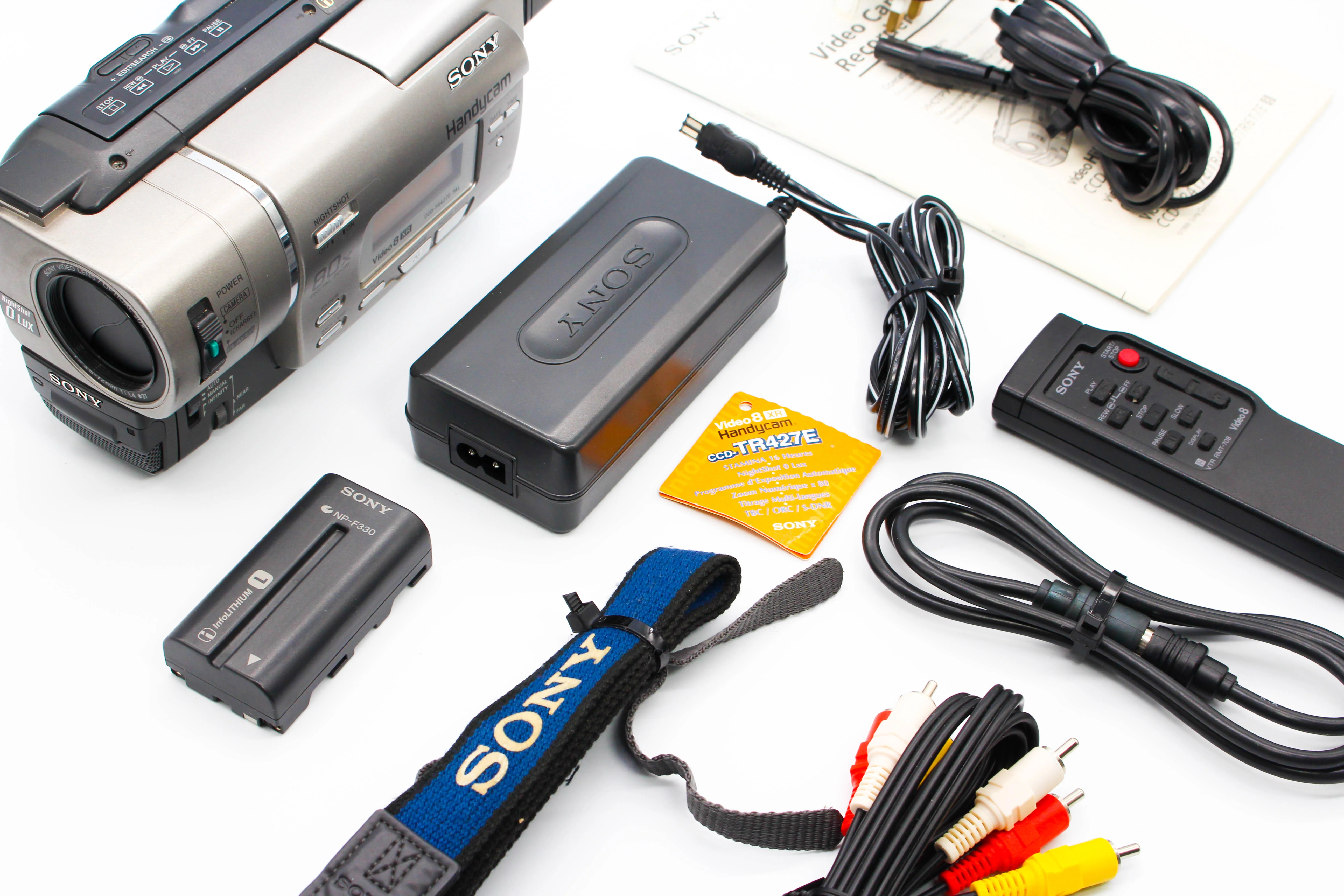 Sony DCR-TR427E Video8 8mm Handycam Camcorder Camera - Tested Bundle Excellent - Image 2