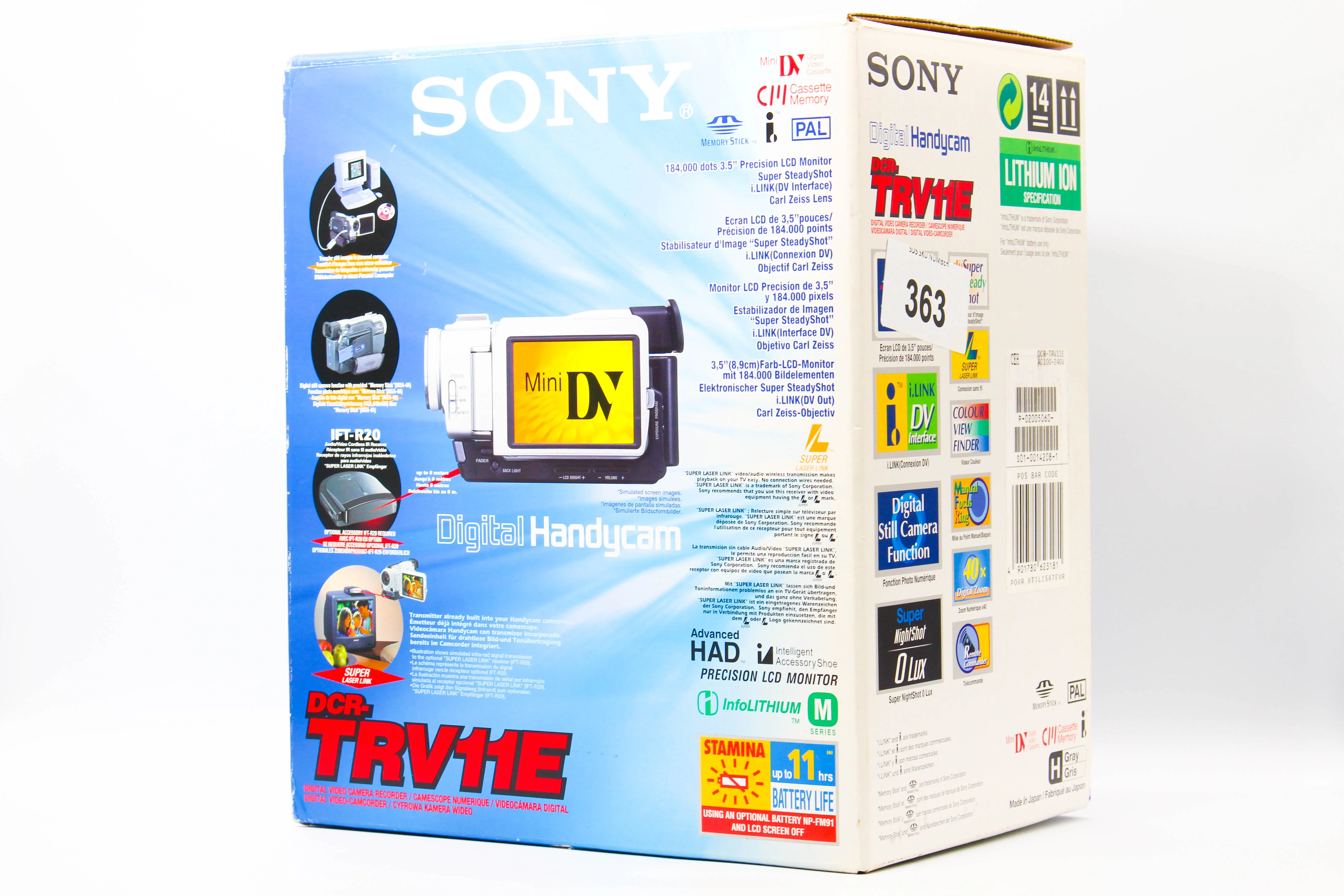 Sony DCR-TRV11E MiniDV Handheld Digital Video Camera Camcorder - Tested Bundle Excellent - Image 3