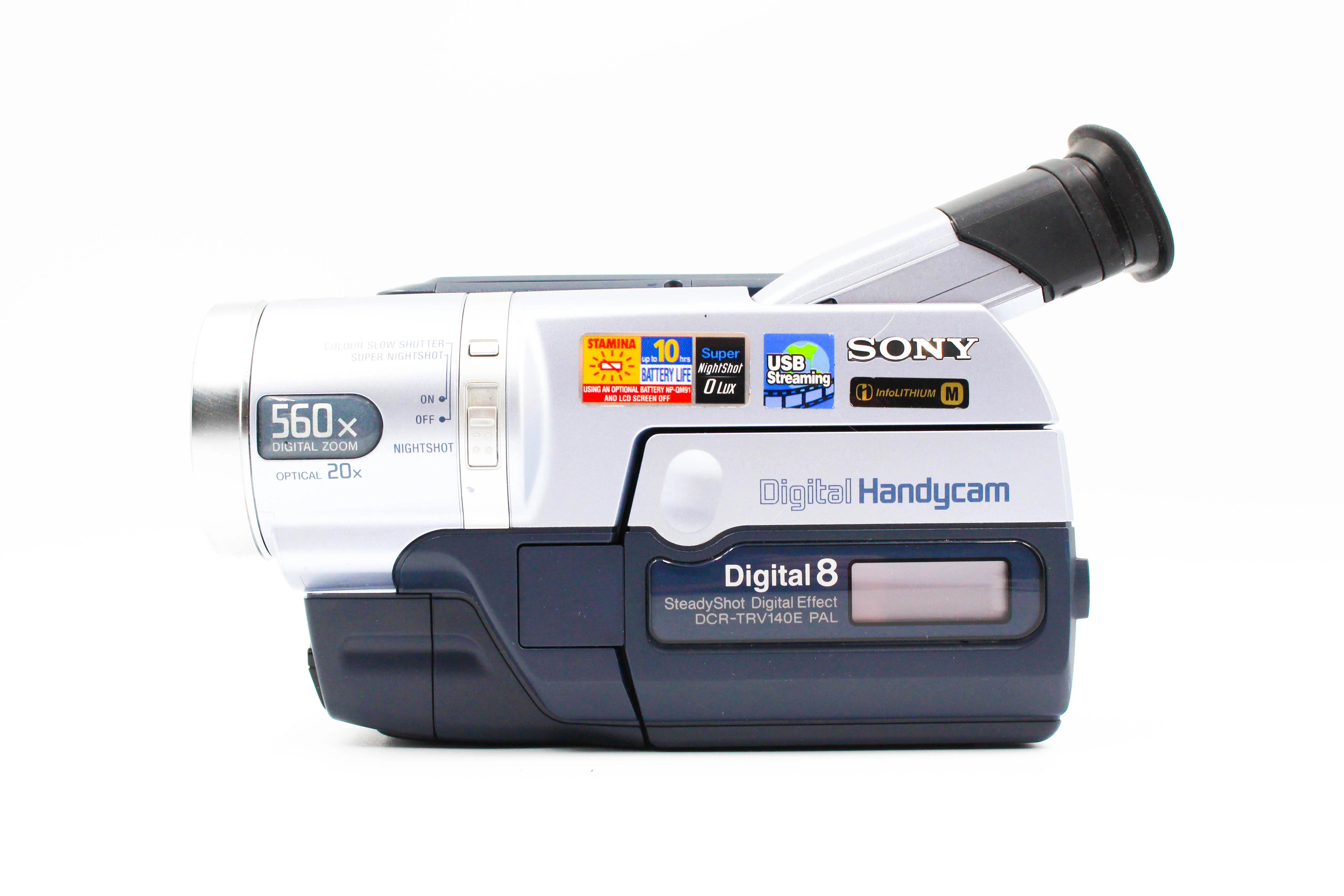 Sony DCR-TRV140E Digital8 Camcorder Digital Video Camera - Image 3