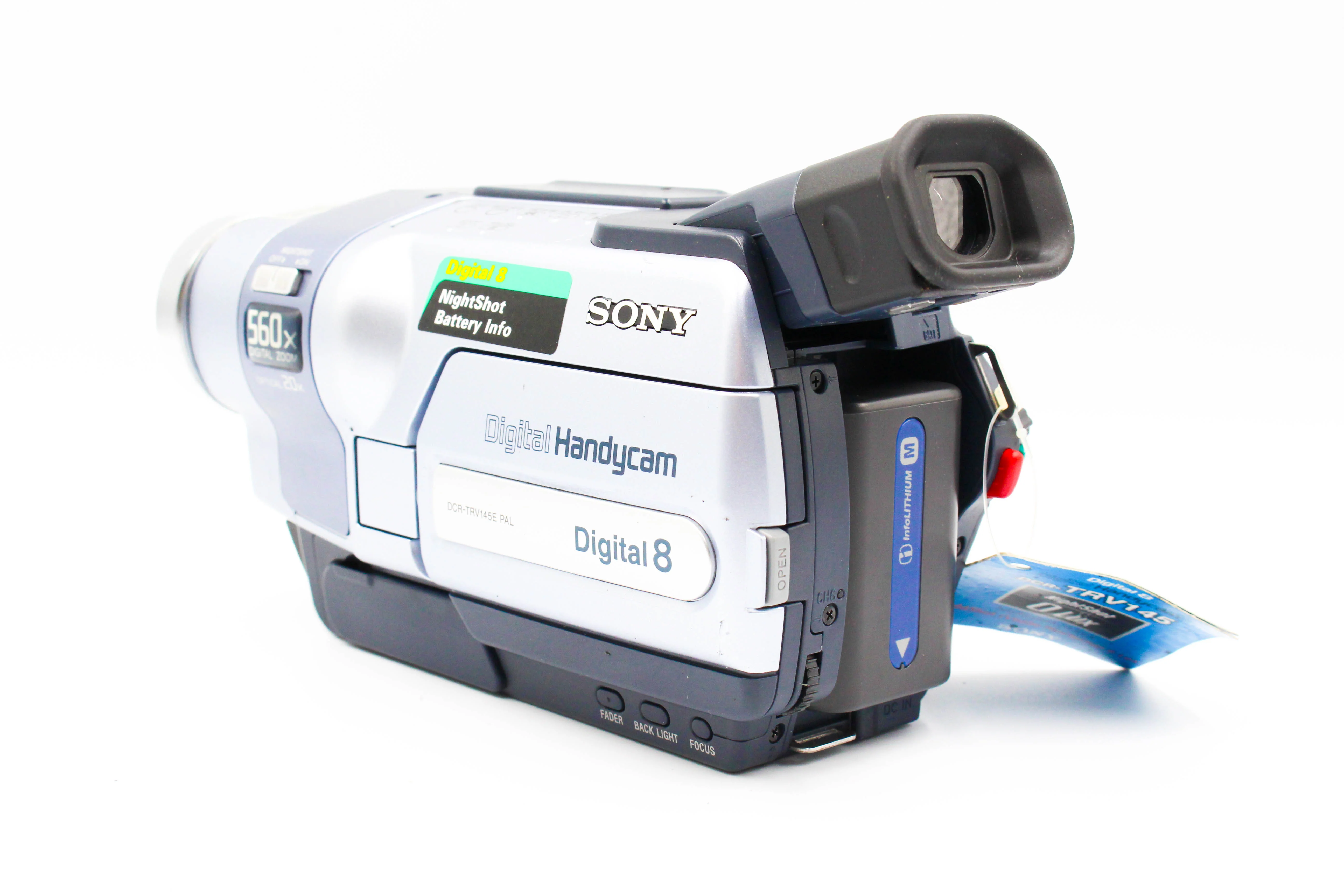 Sony DCR-TRV145E Digital8 Tape Camcorder Digital Video Camera (Tapeless Only) - Image 5