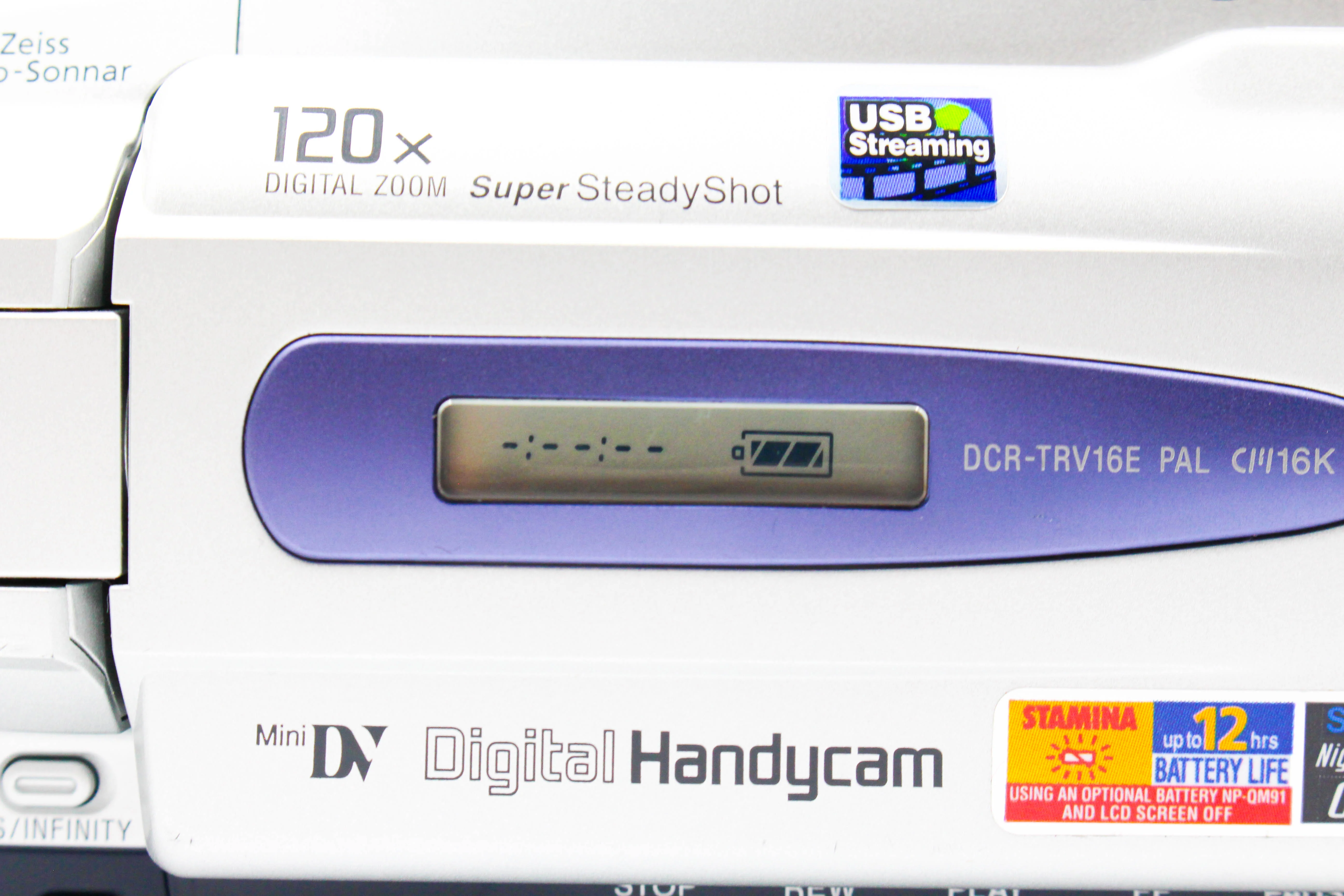 Sony DCR-TRV16E MiniDV Tape Retro Video Camera Camcorder - Image 10
