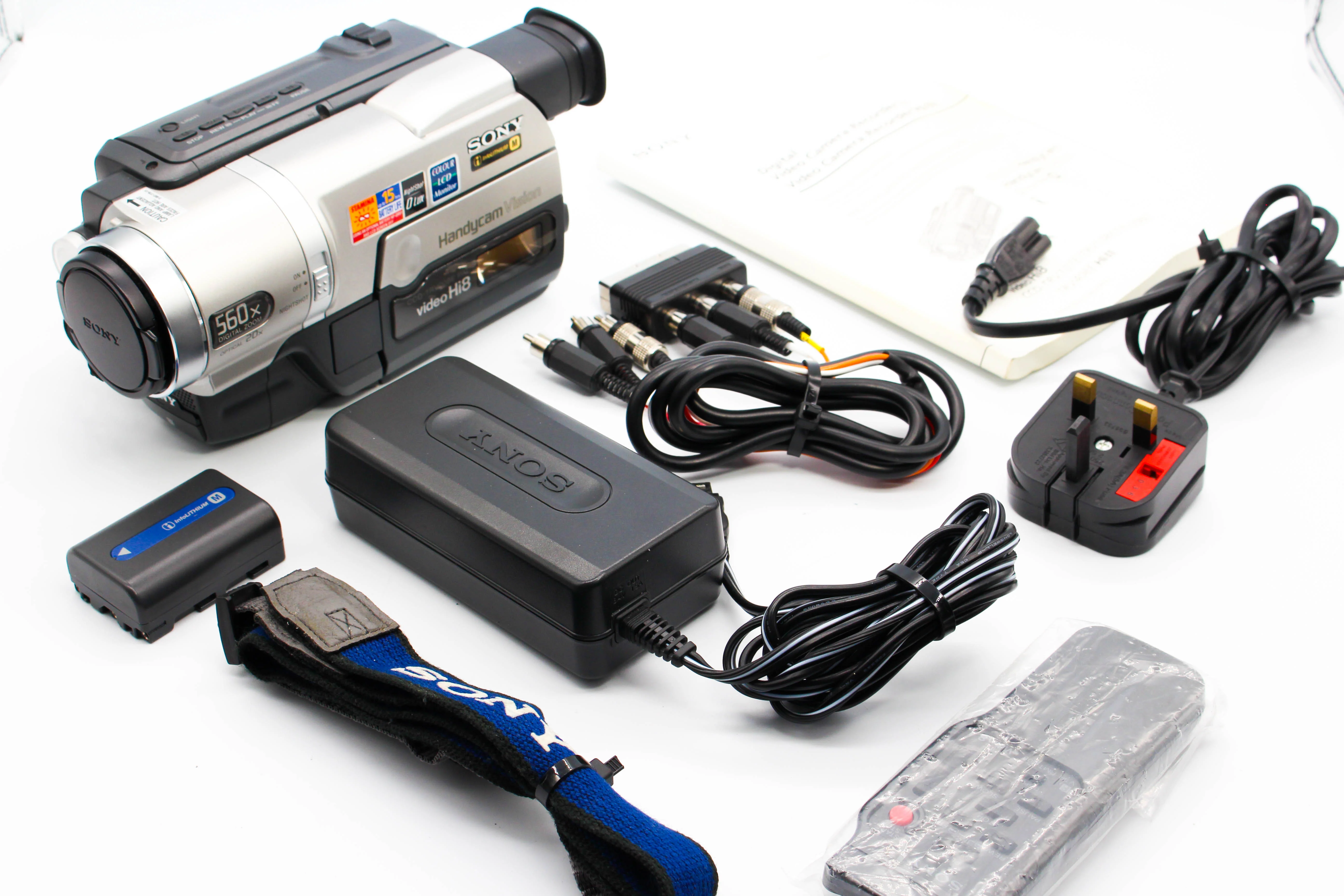 Sony CCD-TRV208E Hi8 8mm Digital Video Handycam Camcorder Camera - Tested Bundle Excellent - Image 2