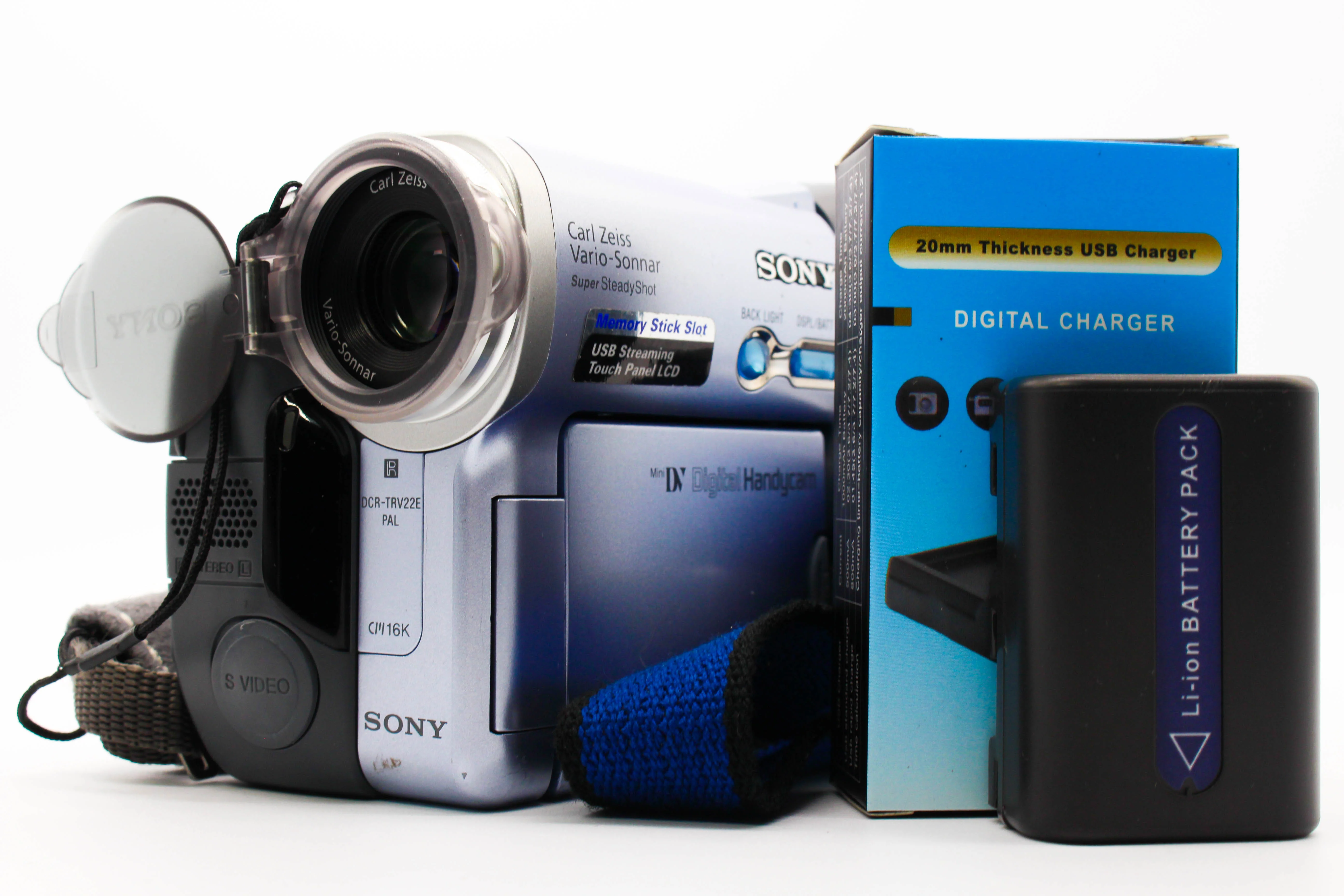 Sony DCR-TRV22E MiniDV Handycam Tape Digital Video Camcorder - Tested Bundle Good - Image 2
