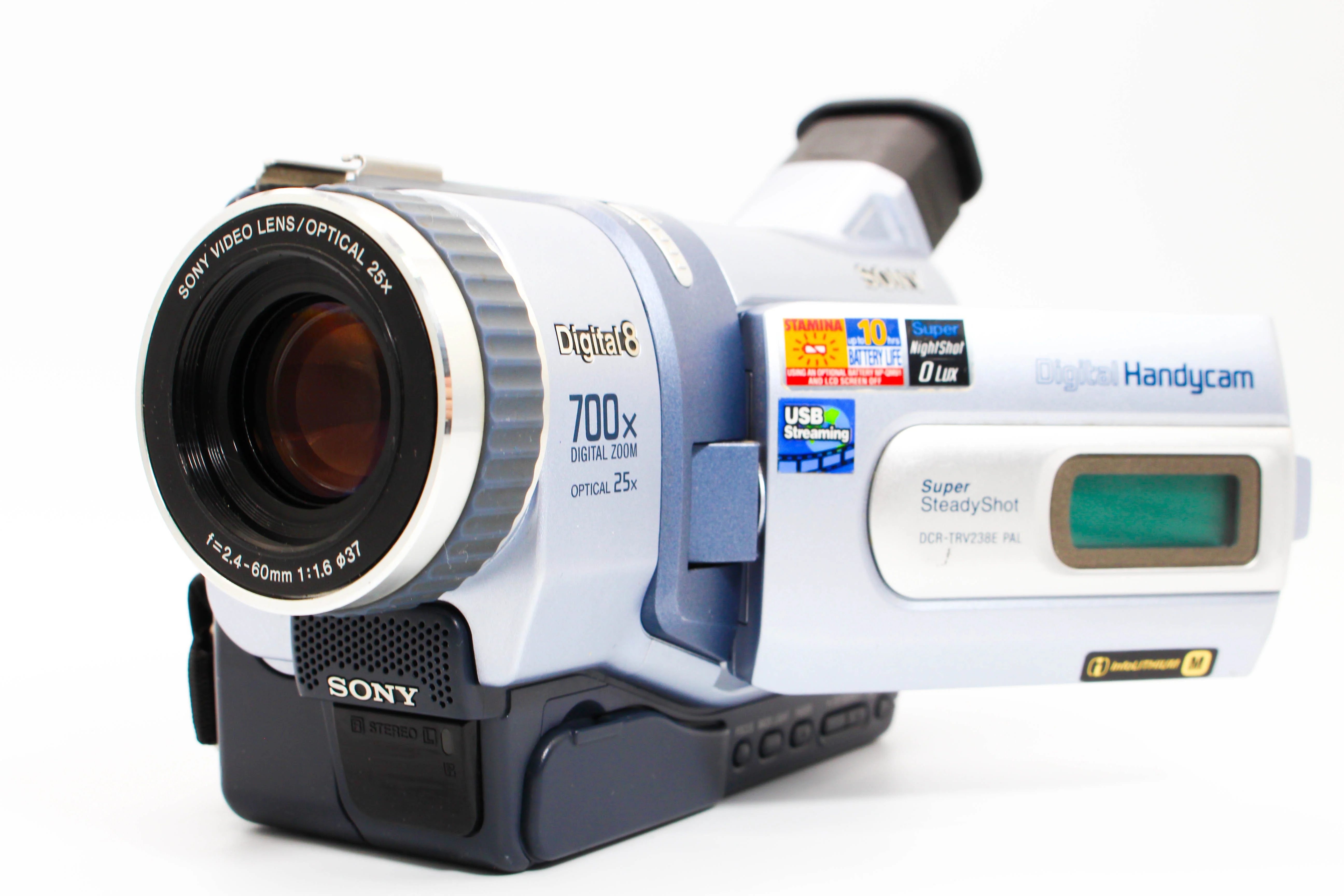 Sony DCR-TRV238E Digital8 Hi8 Video8 Handycam Camcorder Camera - Tested Bundle Excellent - Image 3