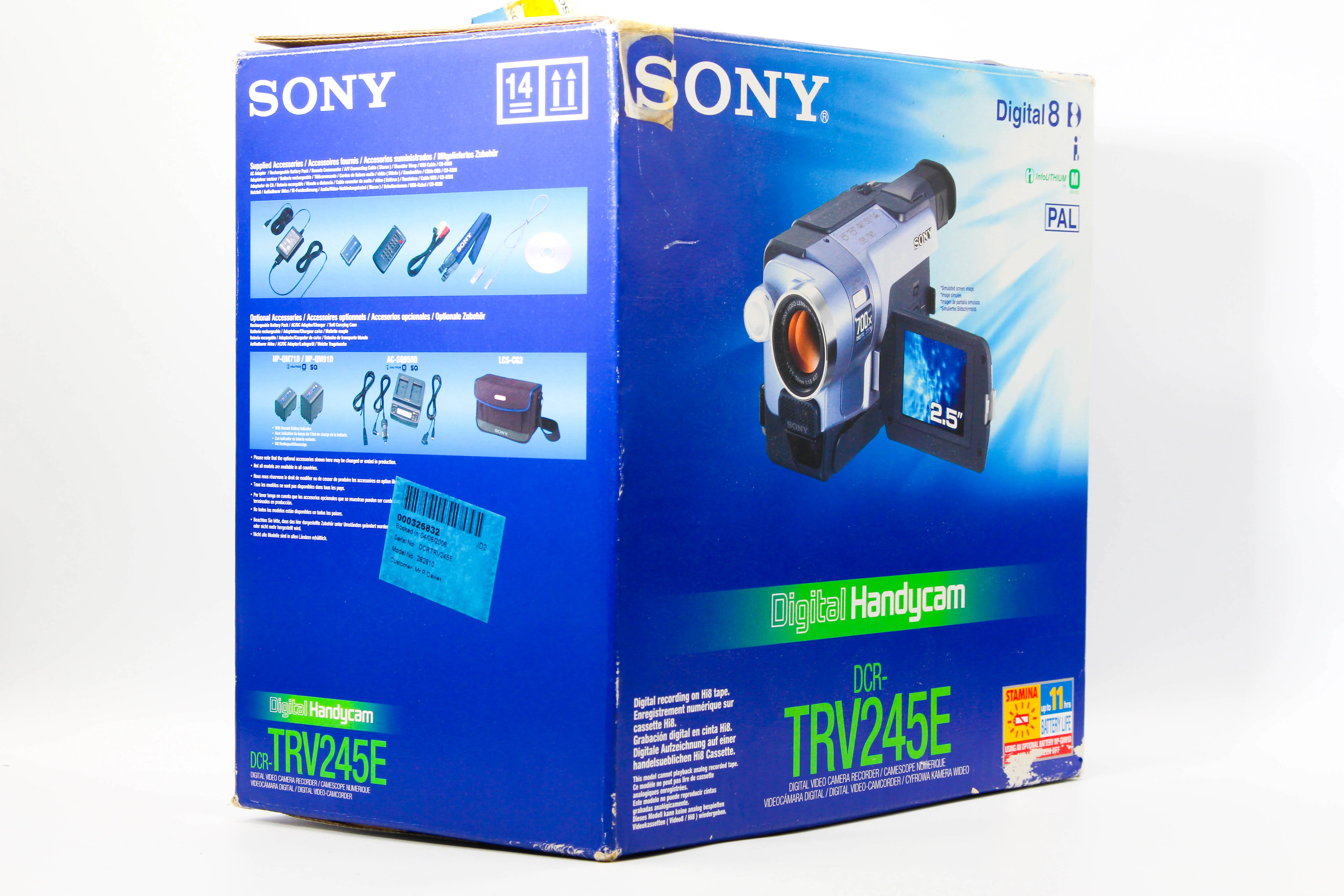 Sony DCR-TRV245E Handycam Digital8 Hi8 Camcorder Digital Video Camera - Tested Bundle Excellent - Image 3