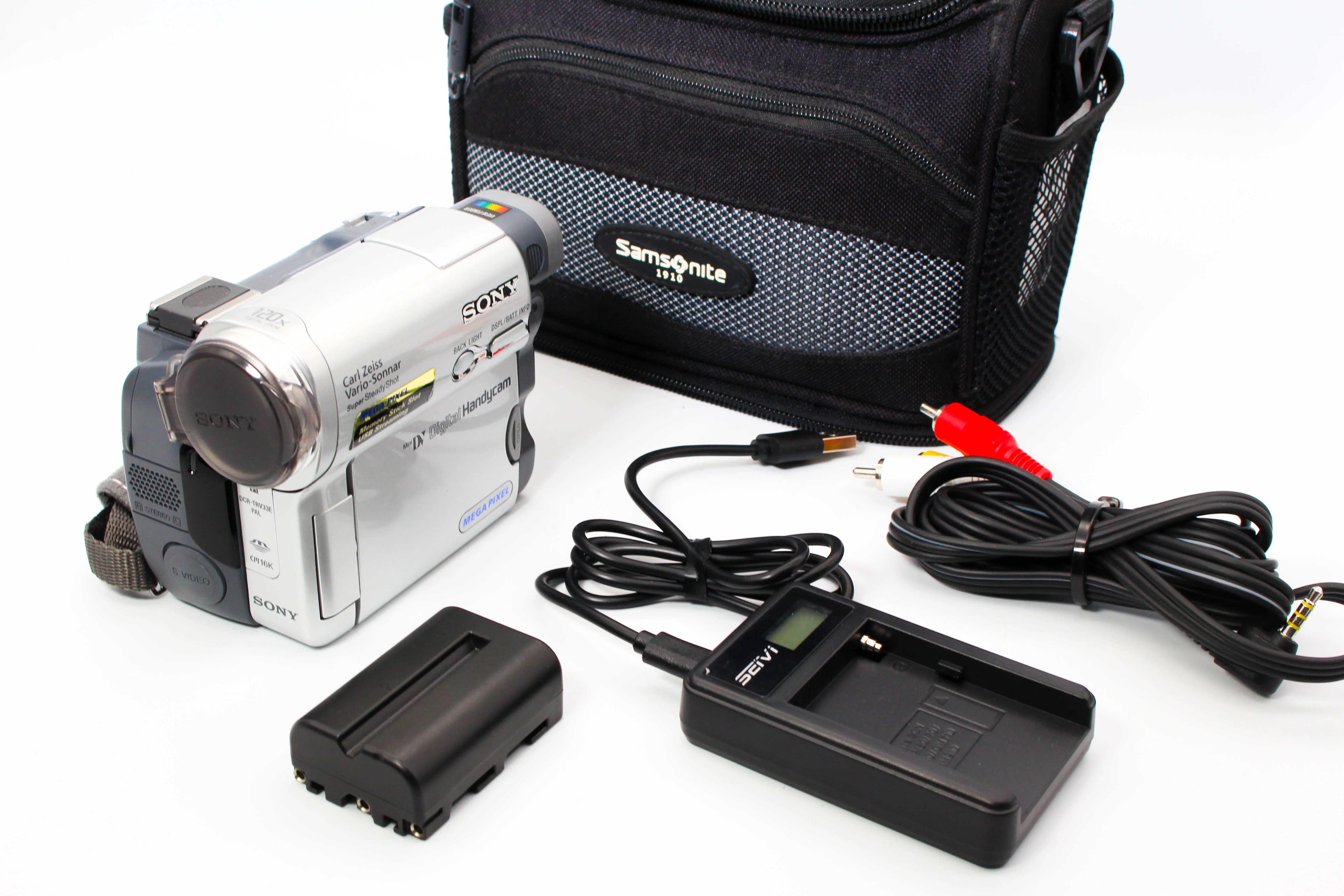 Sony DCR-TRV33E MiniDV Handycam Digital Video Camcorder Camera - Tested Bundle Excellent Mint - Image 2