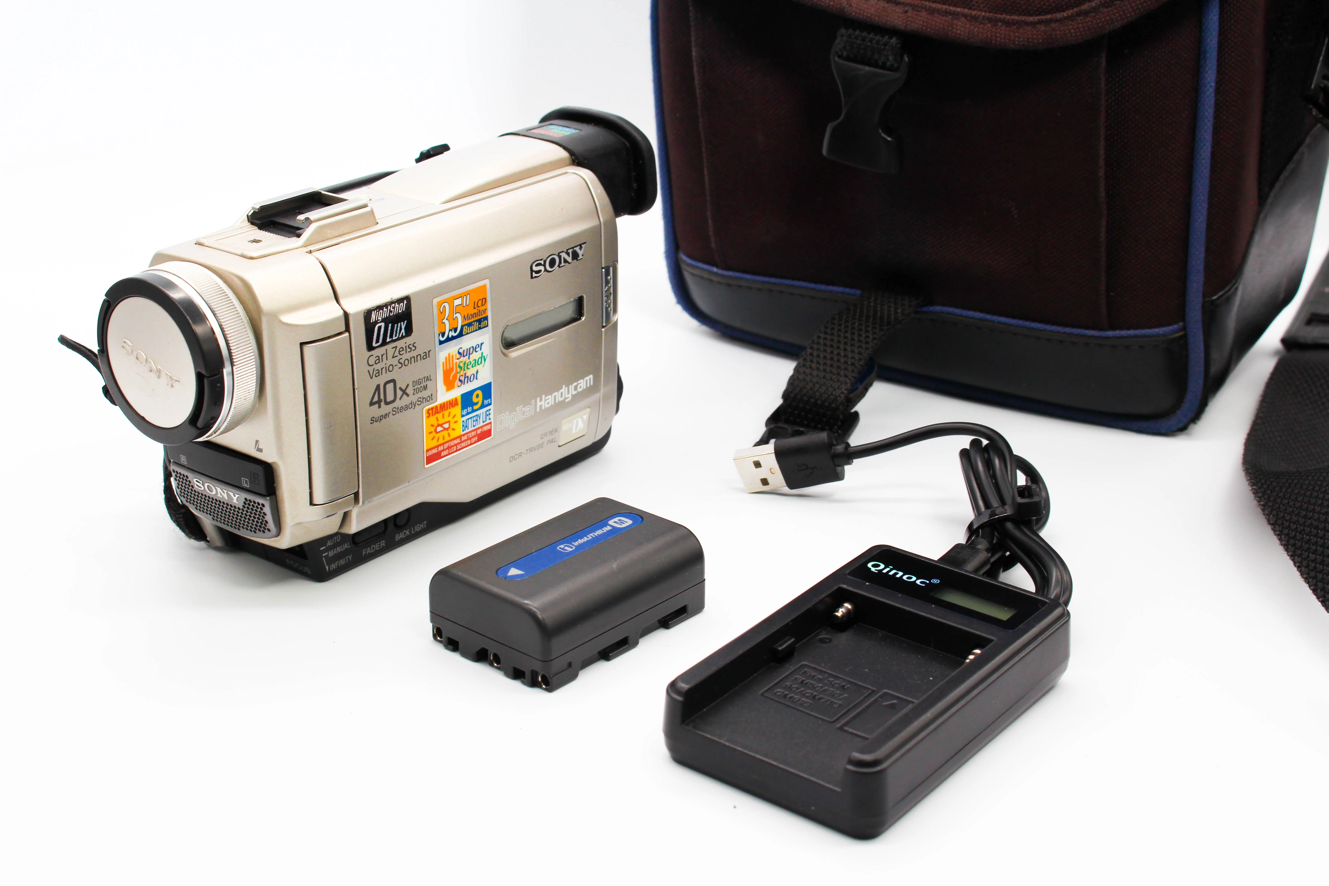 Sony DCR-TRV8E MiniDV Digital Video Handycam Camcorder - Tested Bundle Good - Image 2