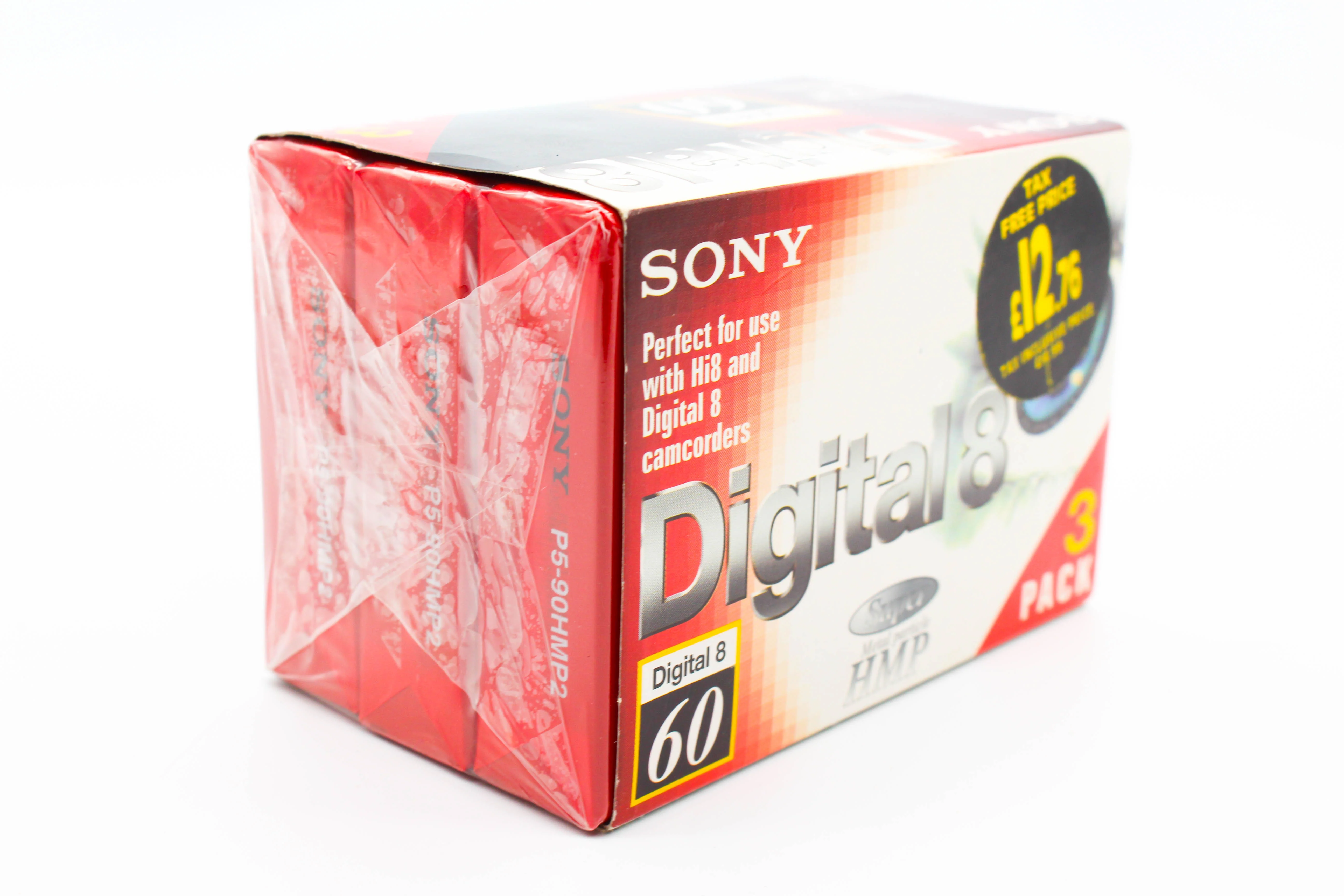 Sony Digital8 60 Minutes Hi8 90 Minutes P5-90HMP2 Super Metal Particle Digital Video Cassette Tape 3 Pack - Brand New - Image 4