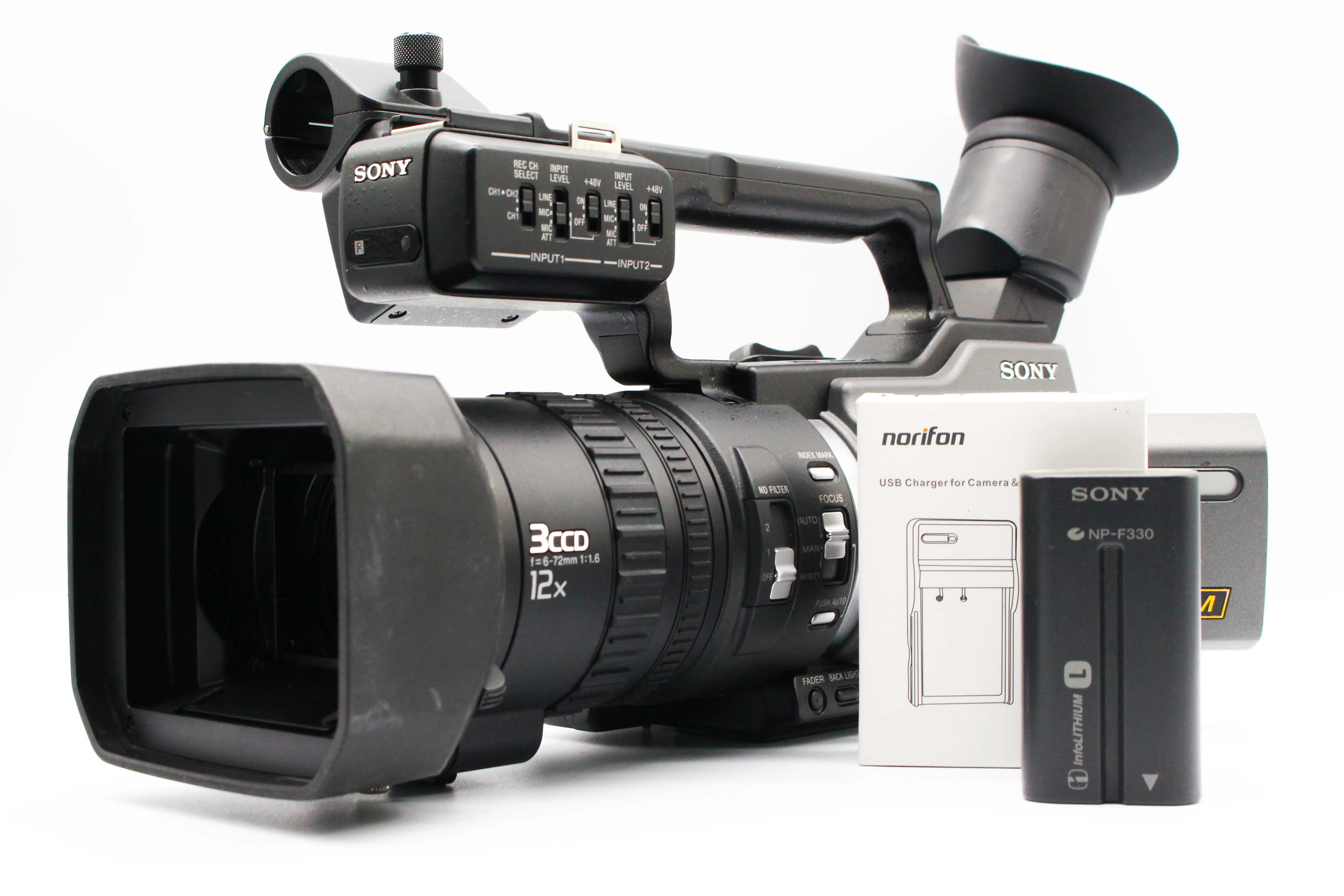 SONY DSR-PD170P MiniDV Handycam Digital Video Camera Camcorder - Tested Bundle Good - Image 2