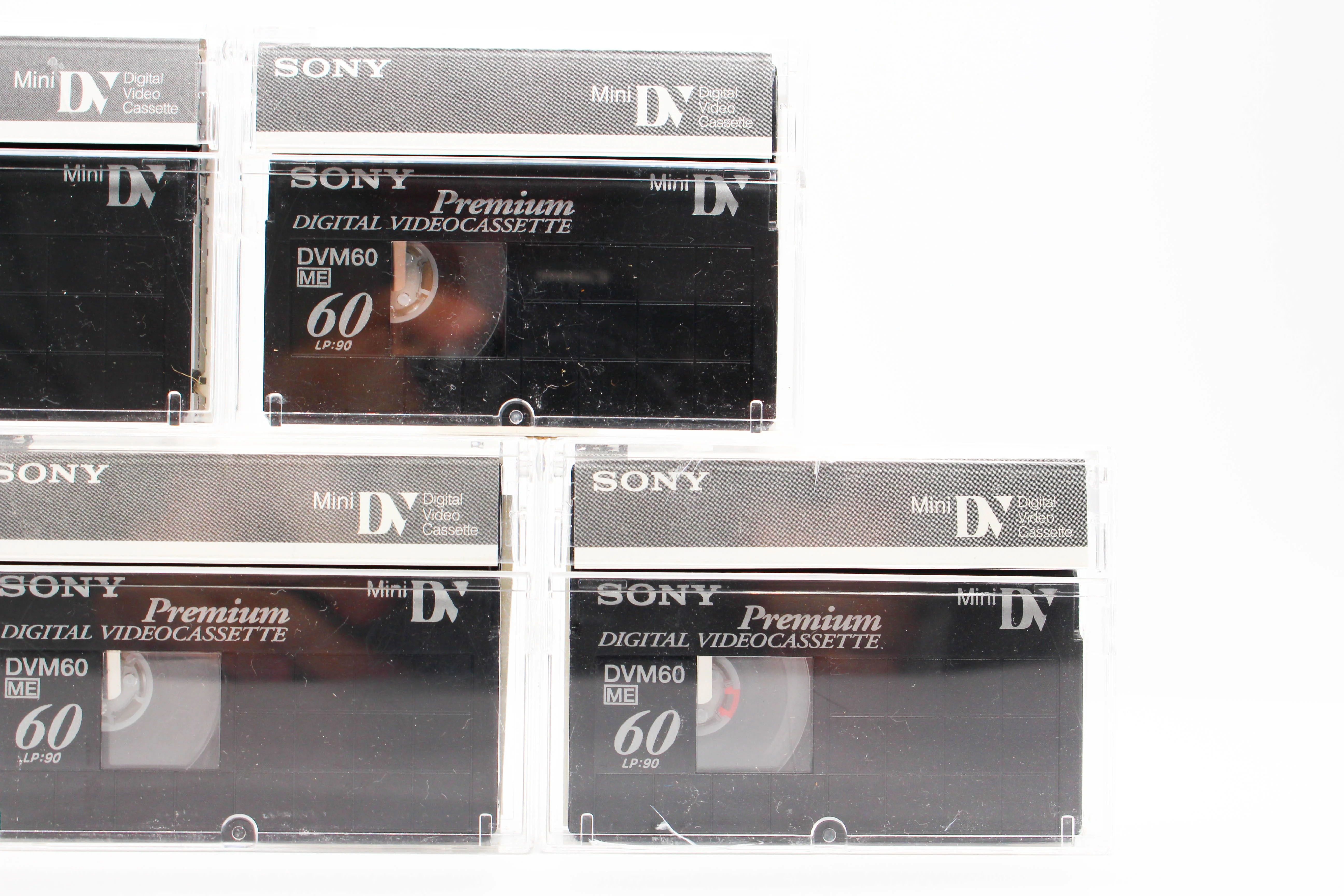 Sony DVM60ME MiniDV Premium Digital Video Cassette Tape 5 Pack Black - Tested Used - Image 4