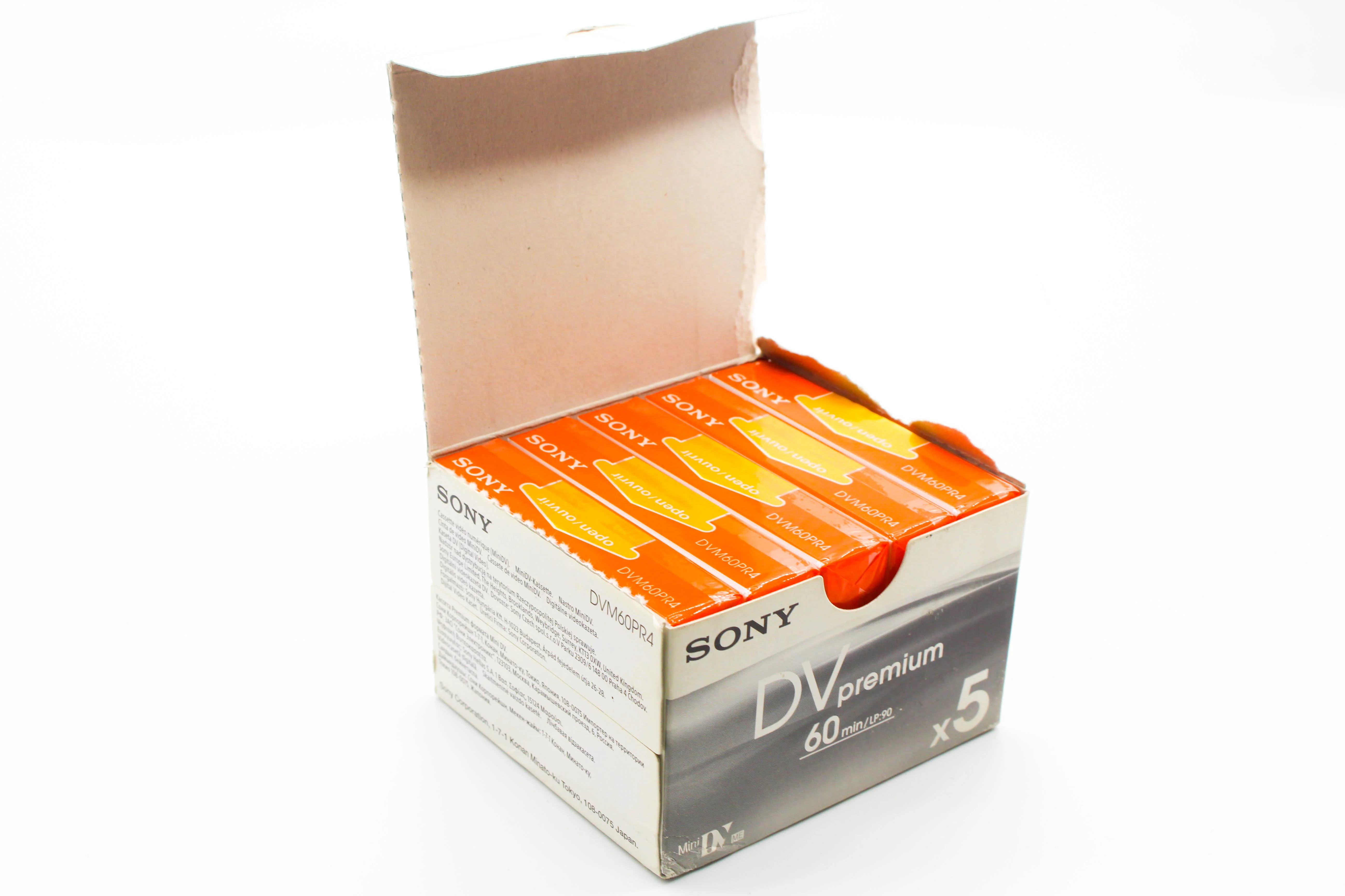 Sony DVM60PR4 MiniDV Premium Digital Video Cassette Tape 5 Pack - Brand New - Image 2