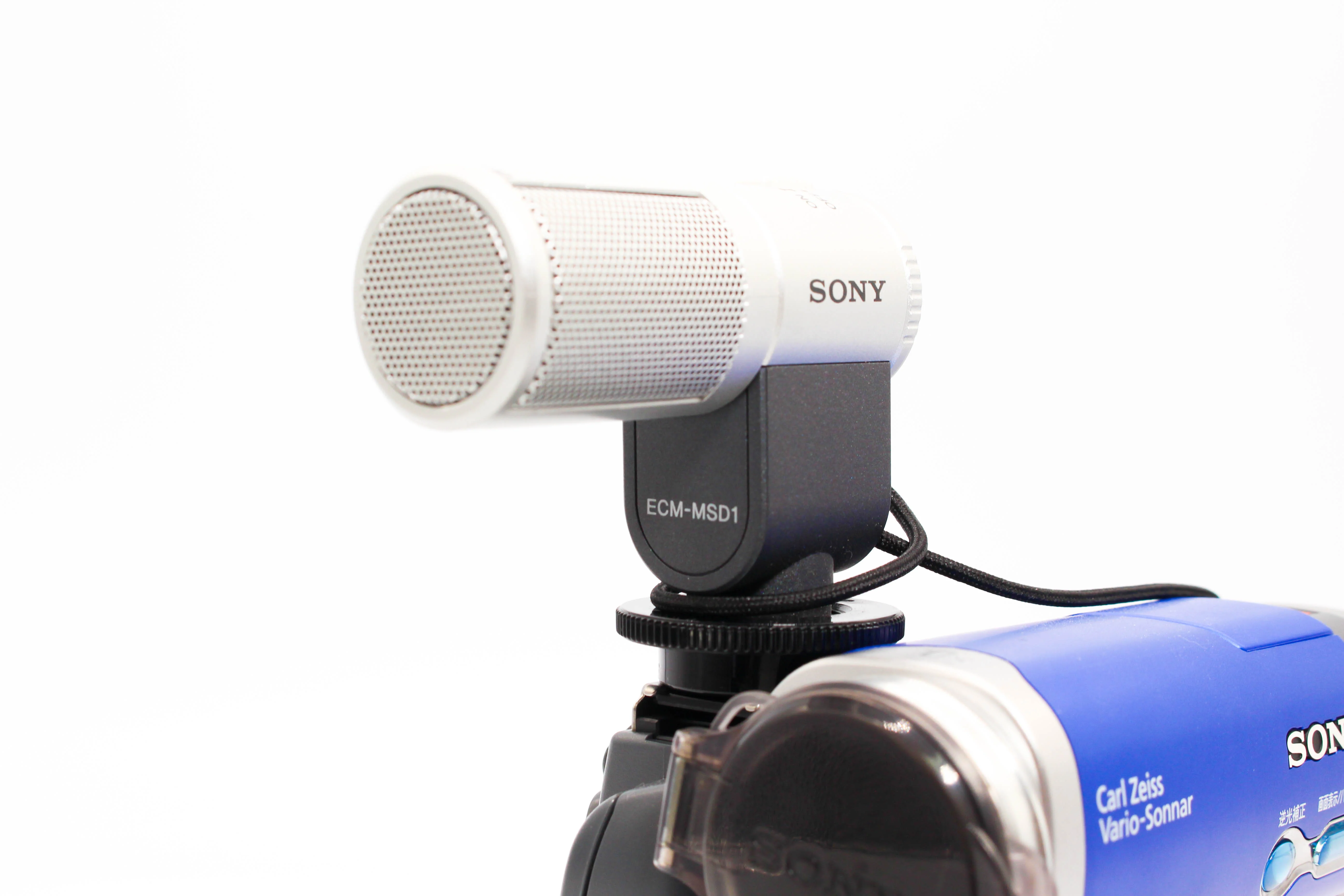 Sony ECM-MSD1 Stereo Microphone For Cameras Tripod or Hot shoe Mount TRS - Tested Excellent - Image 2